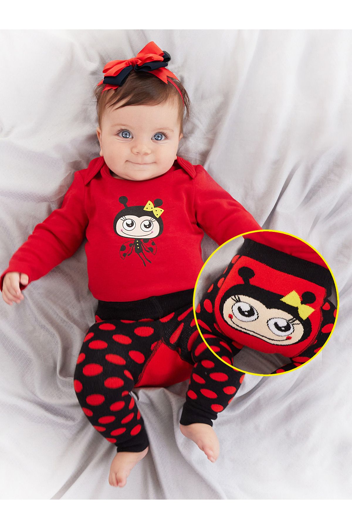 Denokids Body Dla Dziewczynki Biedronka Rajstopy-spodnie Kobieta - 24–36 months