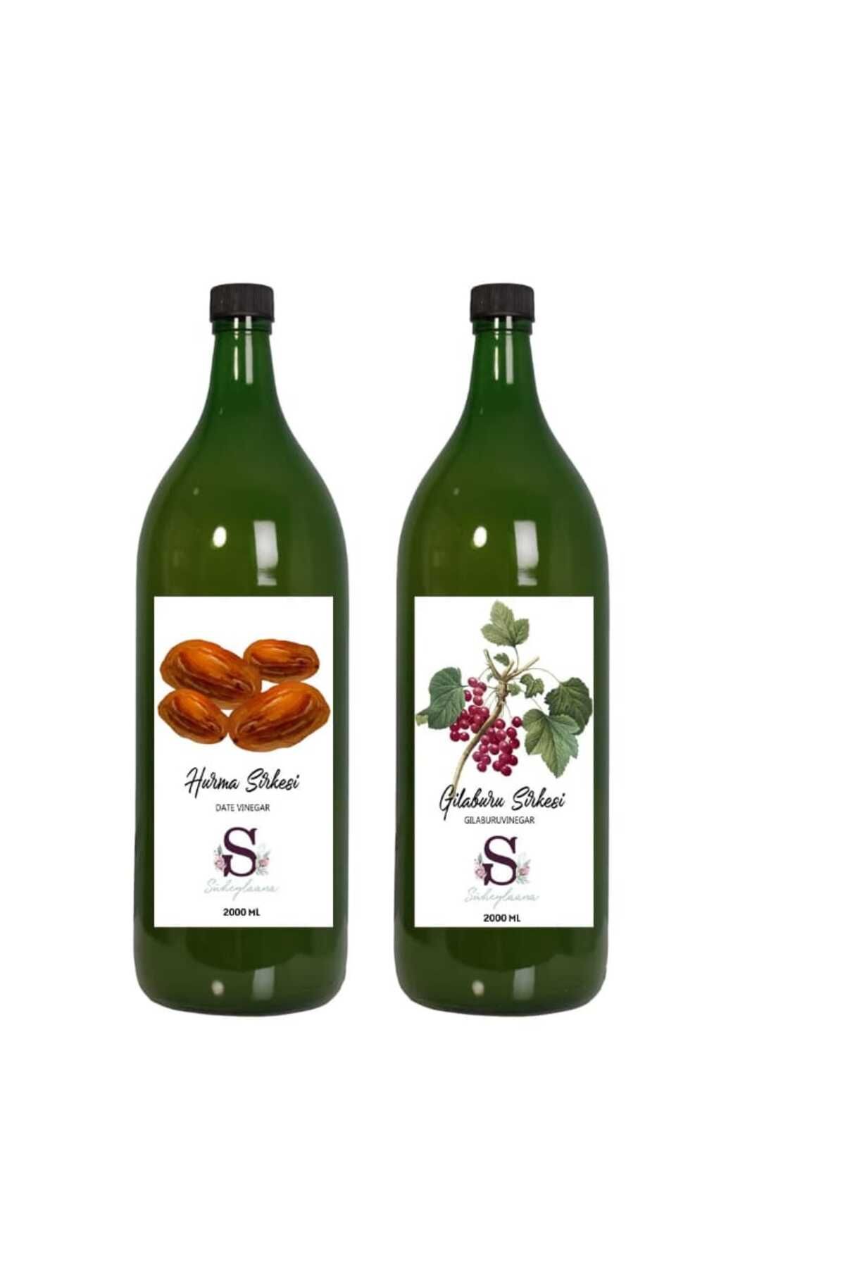 Süheylaana Doğal Hurma Sirkesi 2000 Ml - Doğal Gilaburu Sirkesi 2000 Ml
