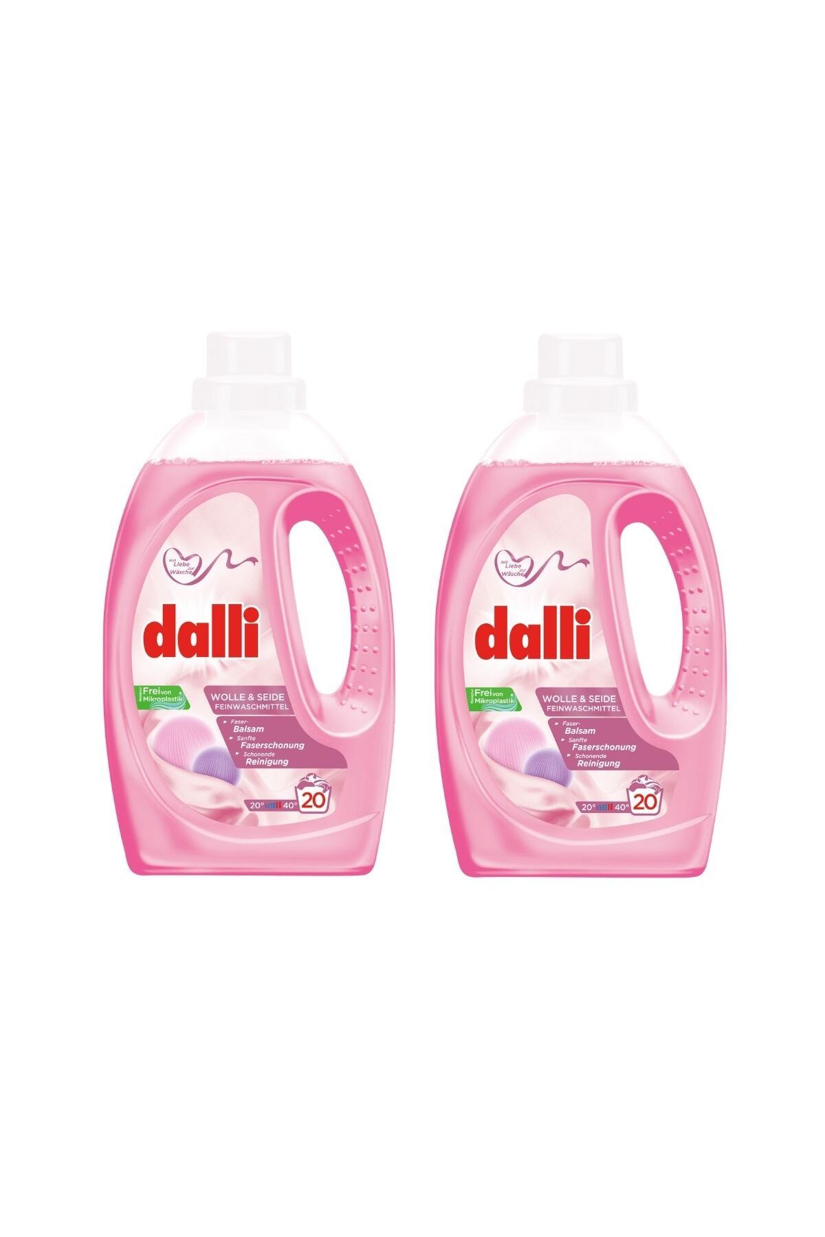 Dalli Pamuklu Ve İpek Çamaşırlar İçin Sıvı Çamaşır Deterjanı 1,1 Lt 20 Yıkama 2'li Set