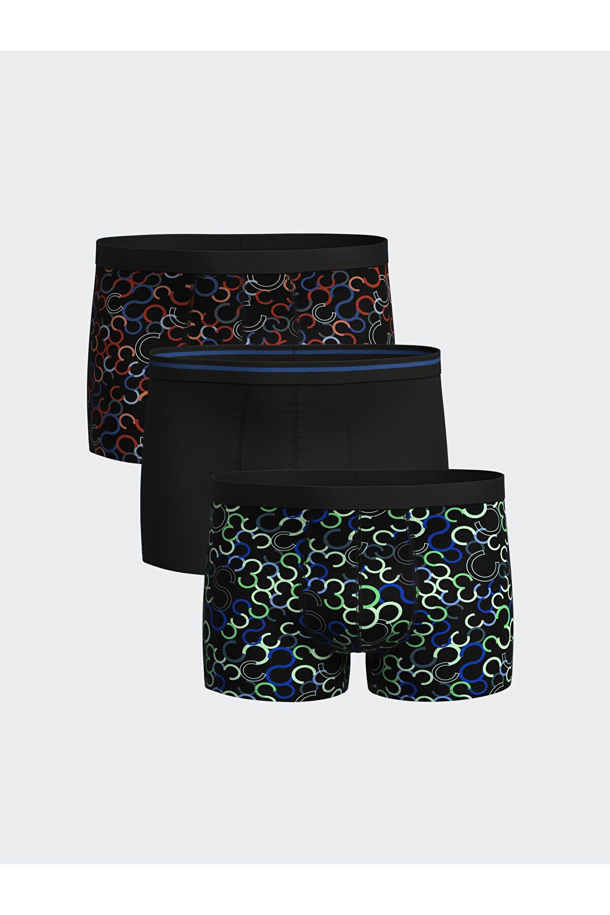 LC Waikiki Standart Kalıp Pamuklu Esnek Erkek Boxer 3'lü