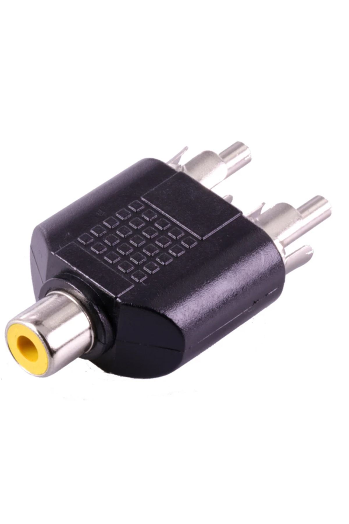 Modafiks 1 RCA DİŞİ / 2 RCA ERKEK ÇEVİRİCİ JACK (4767)