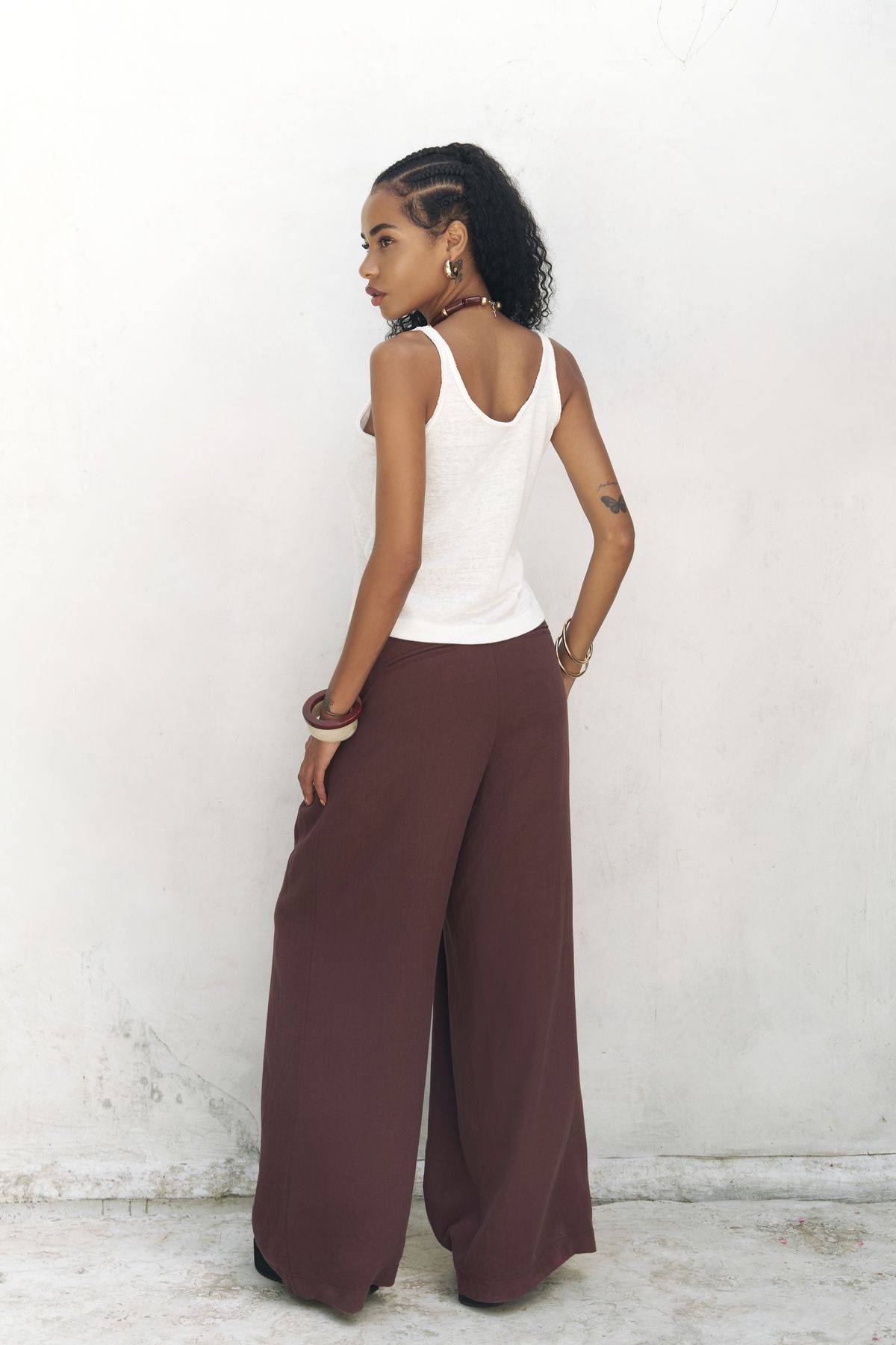 BOHEMAİ-Salnor Basic Ecru Crop 5