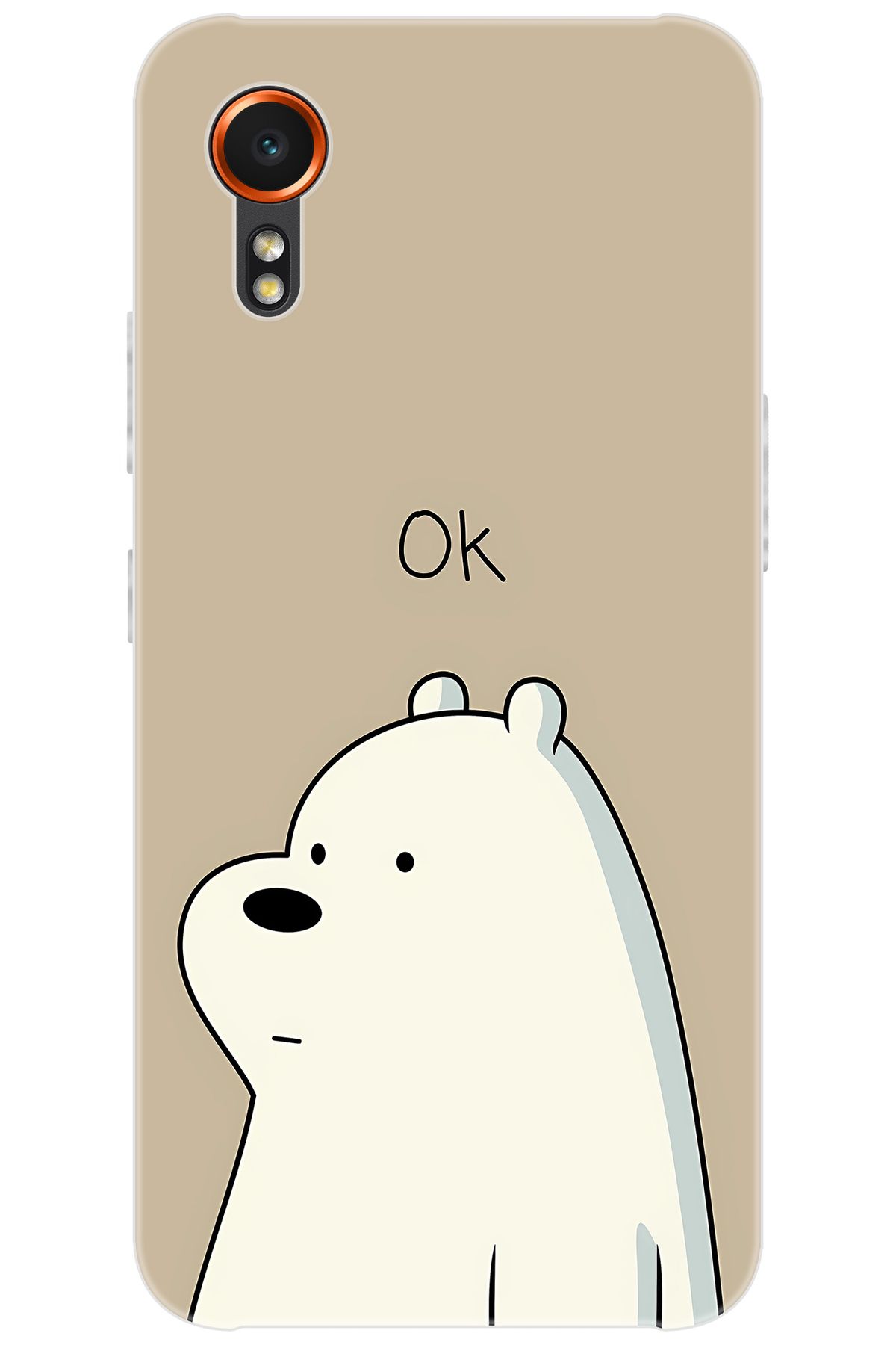 Ceppare Samsung Galaxy XCover7 (SM-G556B) Uyumlu Kılıf Desen Baskılı Silikon Panda OK STK:641 CP-FE2wrom