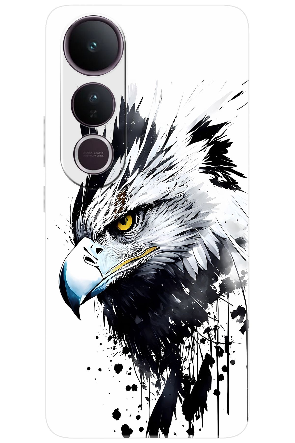 Ceppare Vivo V50 Lite 5G (V2441) Uyumlu Kılıf Desen Baskılı Silikon Kartal Serisi STK:1008 CP-hI138GF