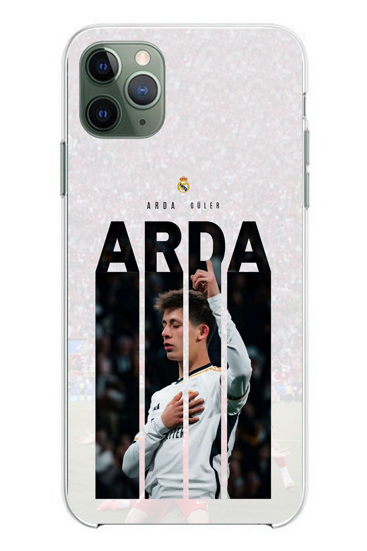 TechTree iPhone 11 PRO Uyumlu Arda Güler Sevinç Şeffaf Silikon Kılıf