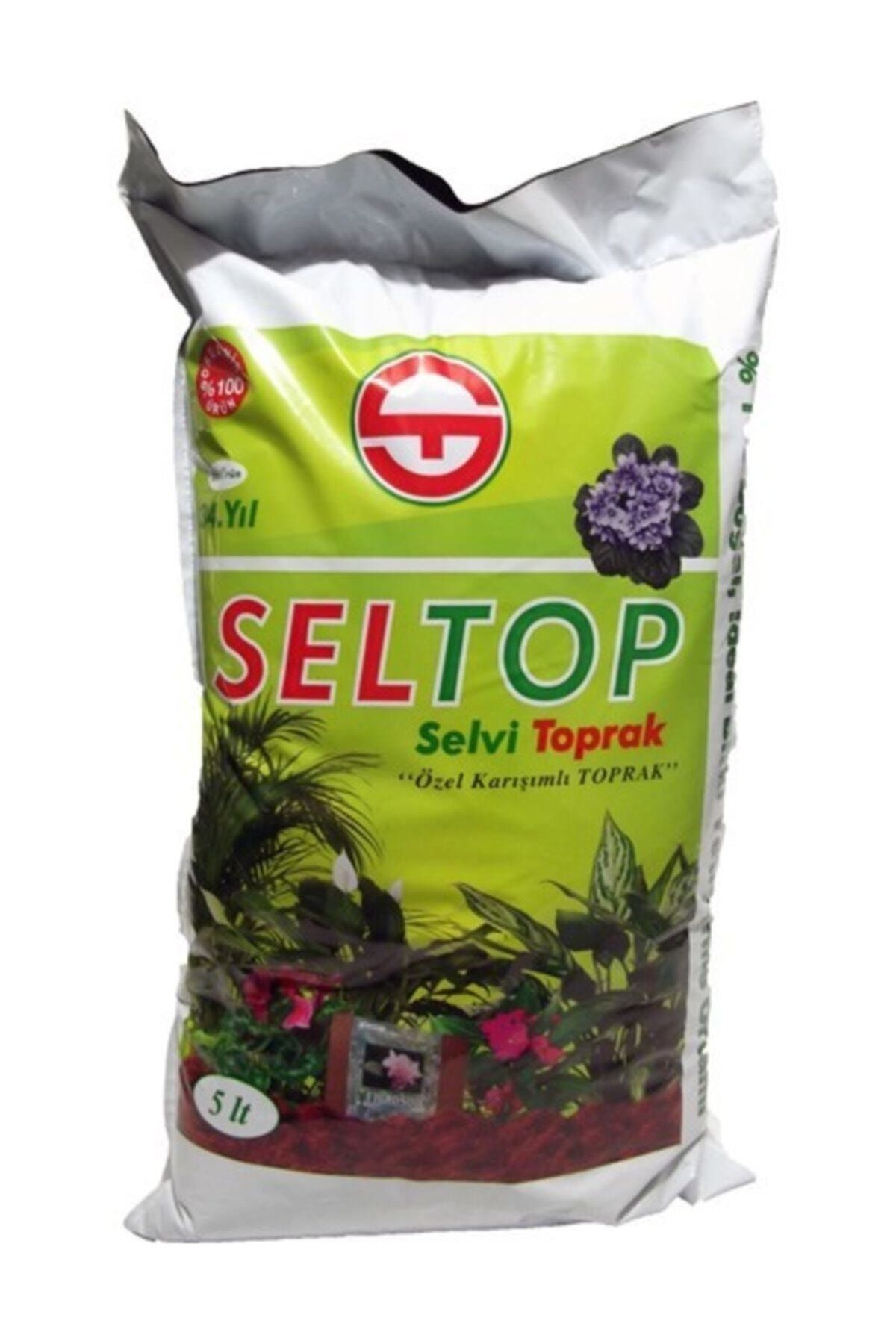 SELTOP Çiçek Toprağı 5 Lt Çiçek Bitki Toprak 5 Lt Kaliteli Toprak Birinci Kalite