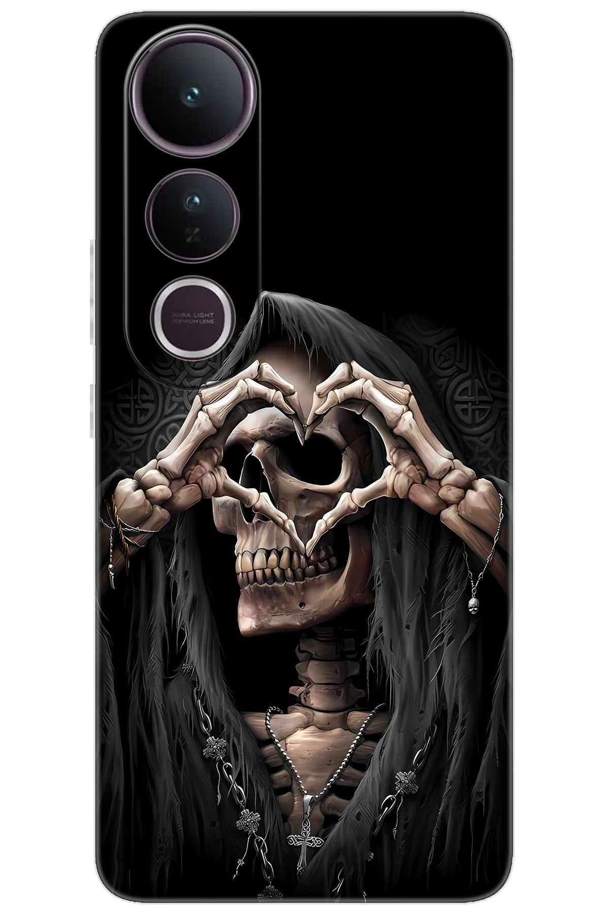 Ceppare Vivo V50 Lite 5G (V2441) Uyumlu Kılıf Desen Baskılı Silikon İskelet STK:652 CP-7WiE2Xf