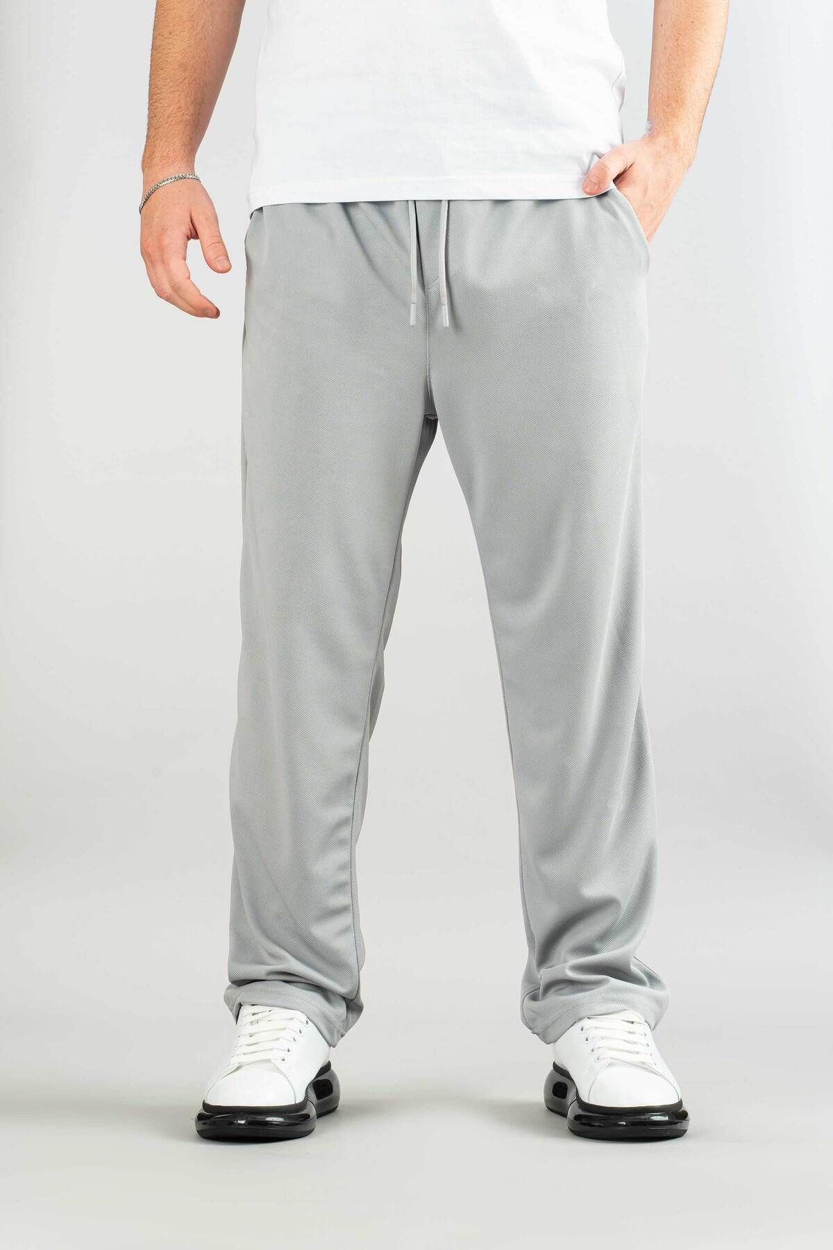 bombe-Men's Jogger Comfortable Fit Bagy Pants Fabric Belted Drawstring Lycra Fabric Canvas Blend Pants 3