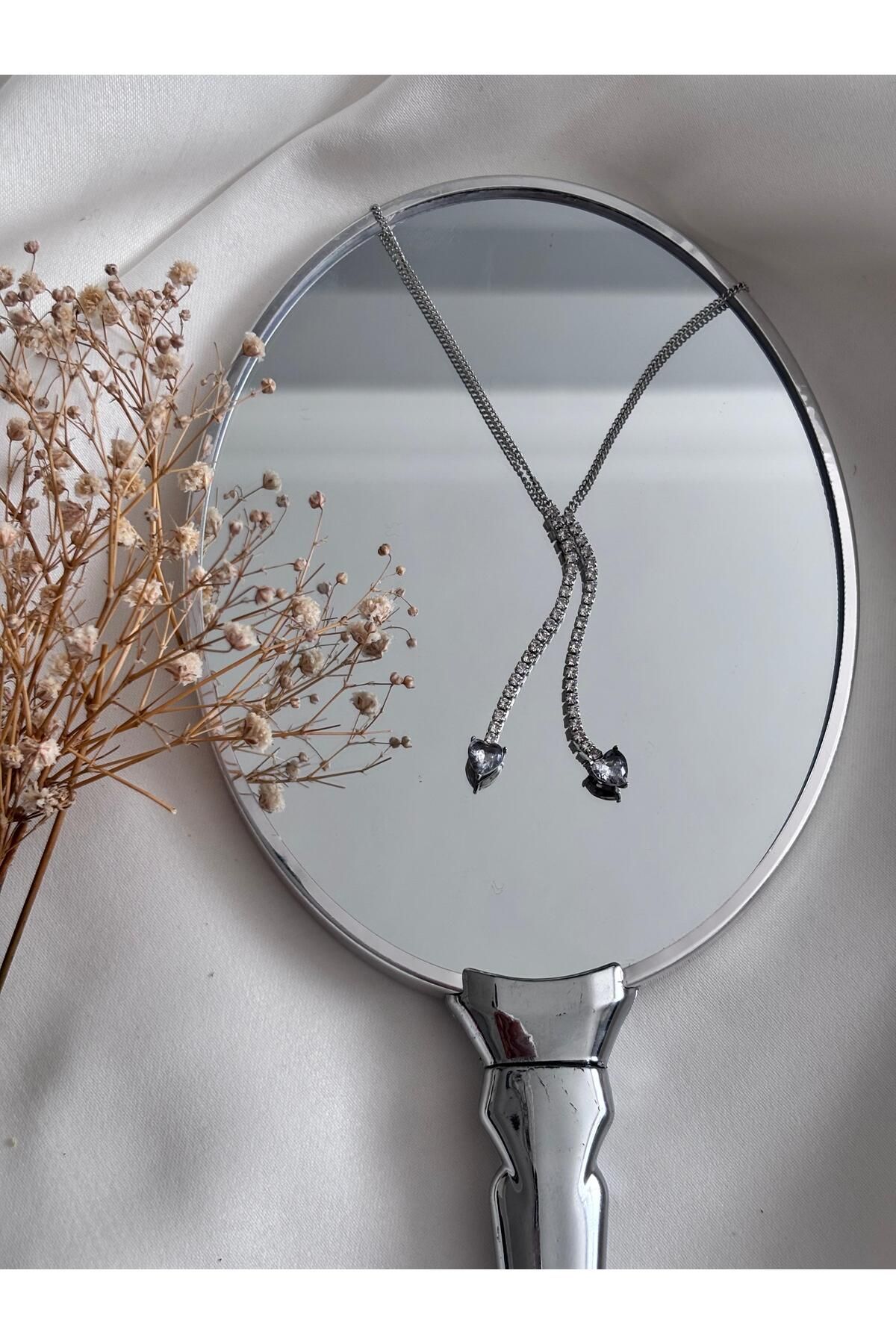 Bellamy Jewelry Taşlı X Kolye