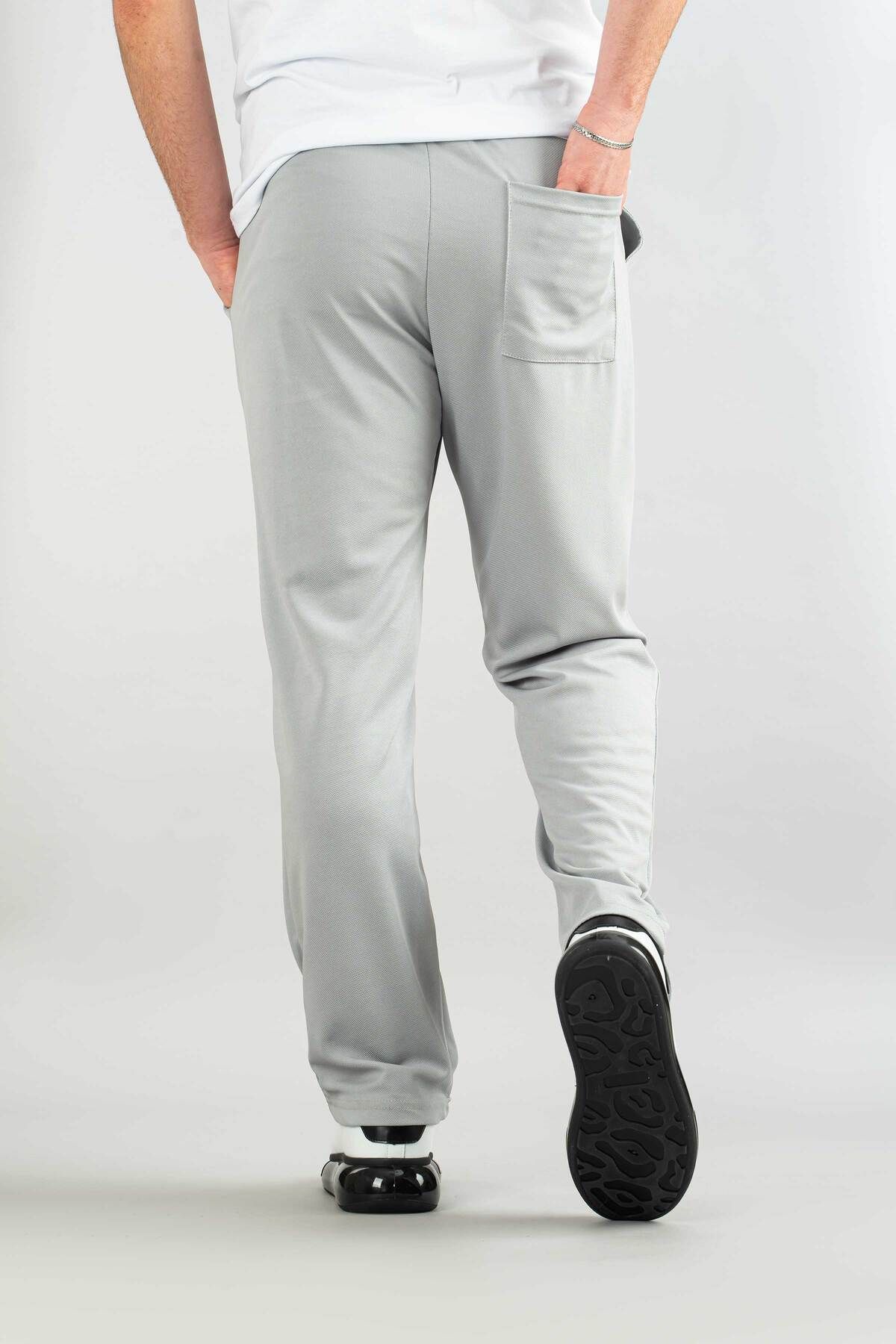 bombe-Men's Jogger Comfortable Fit Bagy Pants Fabric Belted Drawstring Lycra Fabric Canvas Blend Pants 2