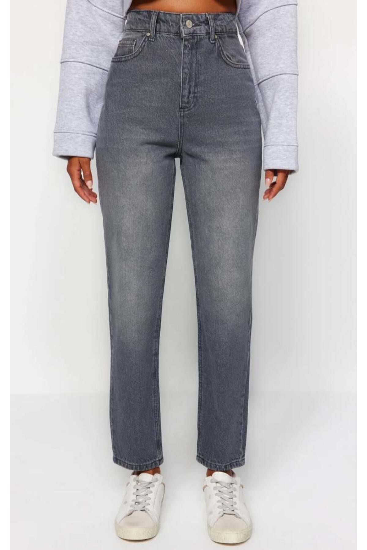 KARACAN COMPANY Yüksek Bel Mom Jeans
