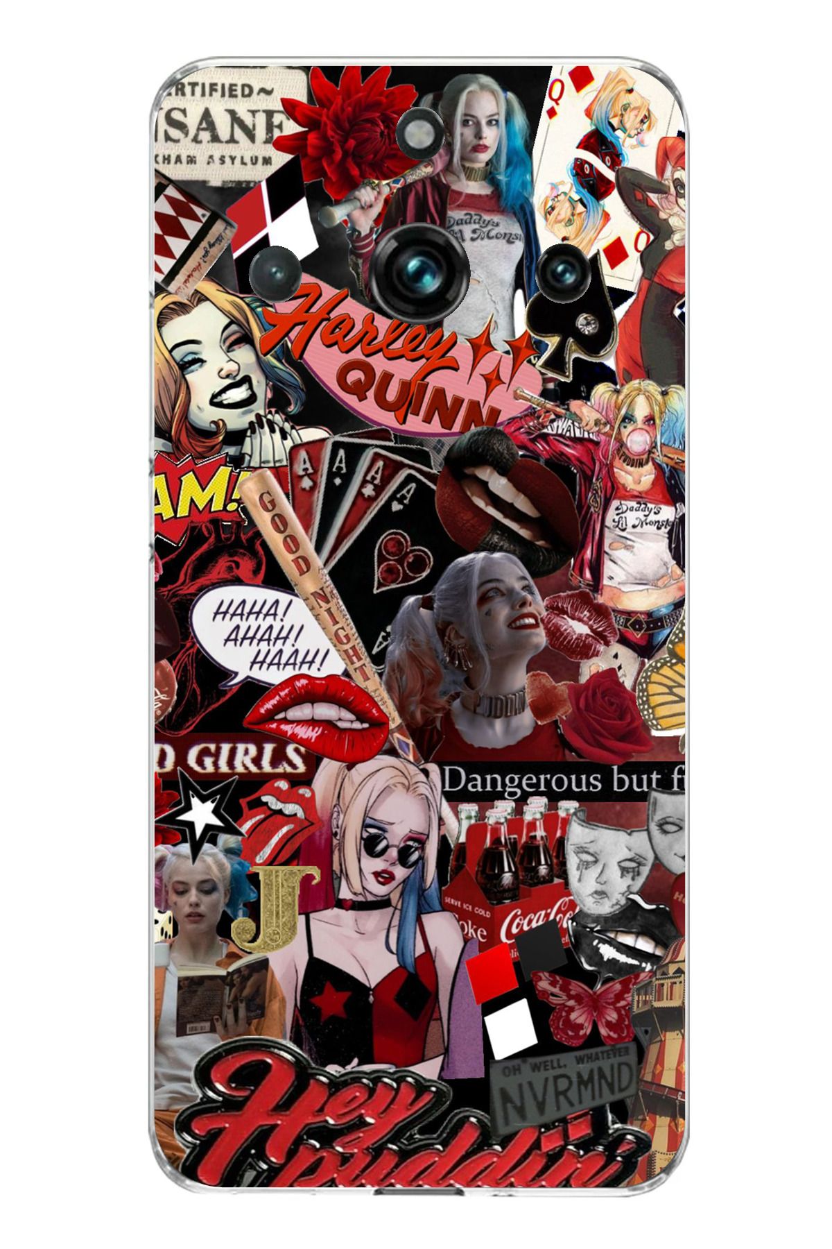 TechTree Realme 11 PRO - PRO PLUS Uyumlu Harley Quinn Şeffaf Silikon Kılıf