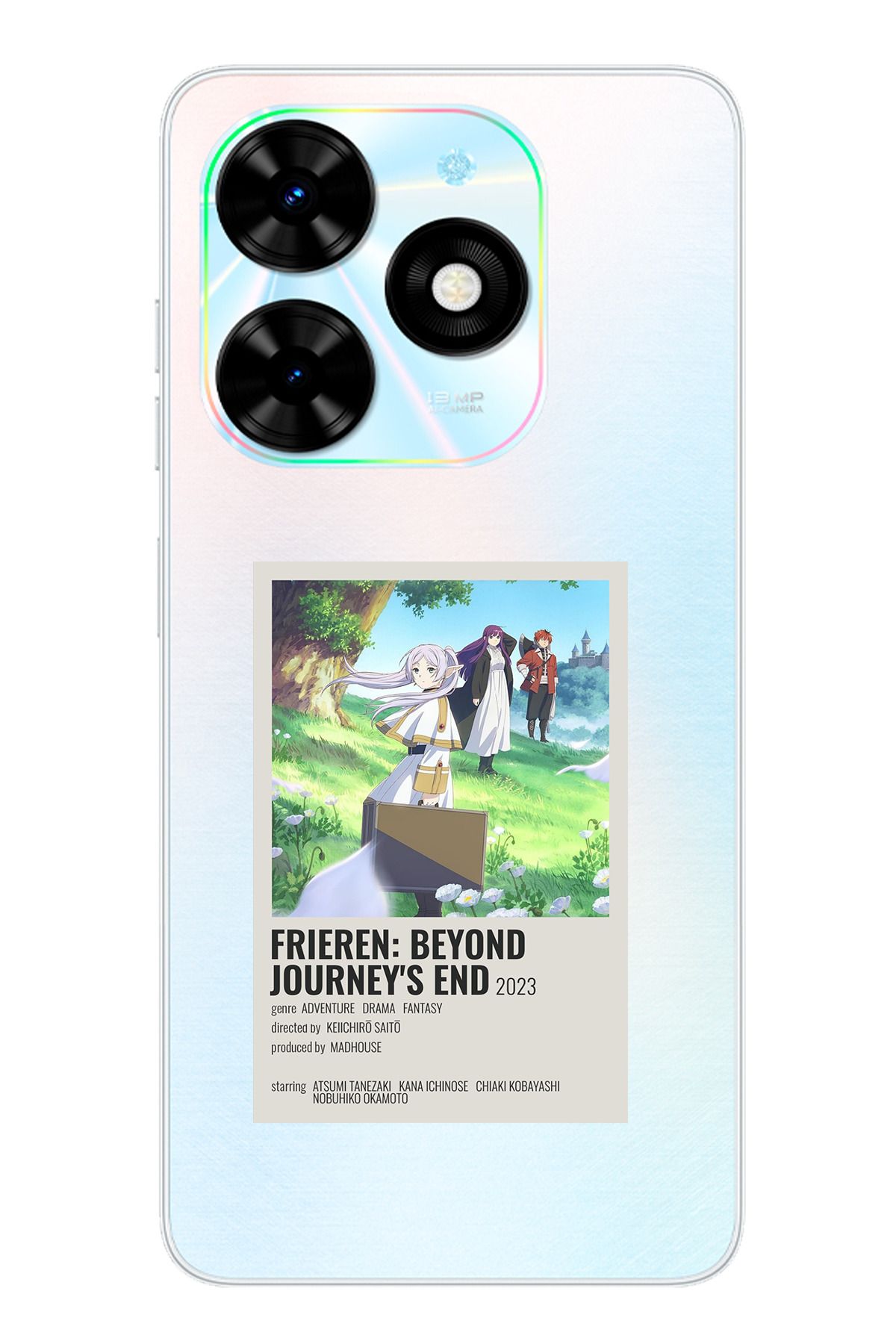 TechTree Tecno Spark Go 2024 Uyumlu Frieren: Beyond Journey's End Tasarımlı Şeffaf Silikon Kılıf