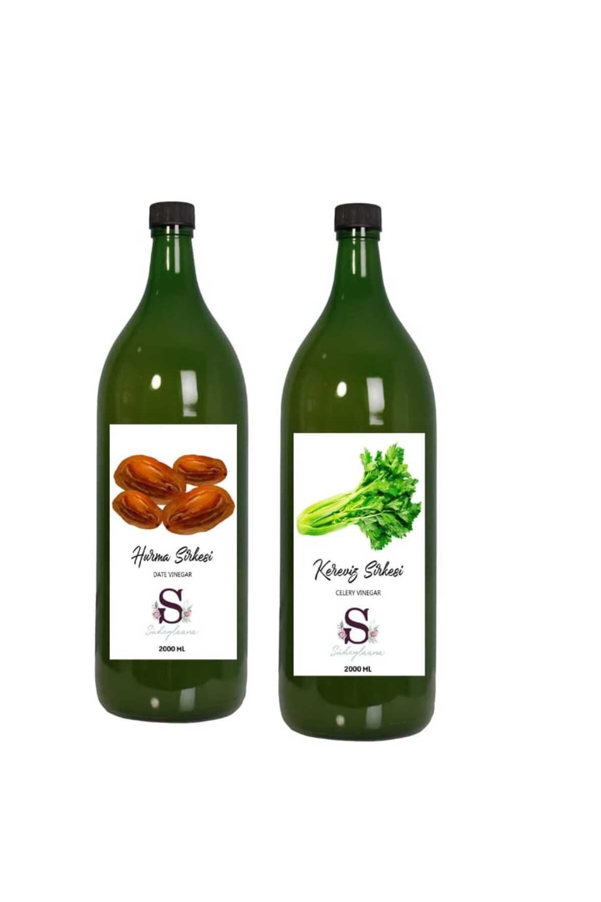 Süheylaana Doğal Hurma Sirkesi 2000 Ml - Doğal Kereviz Sirkesi 2000 Ml