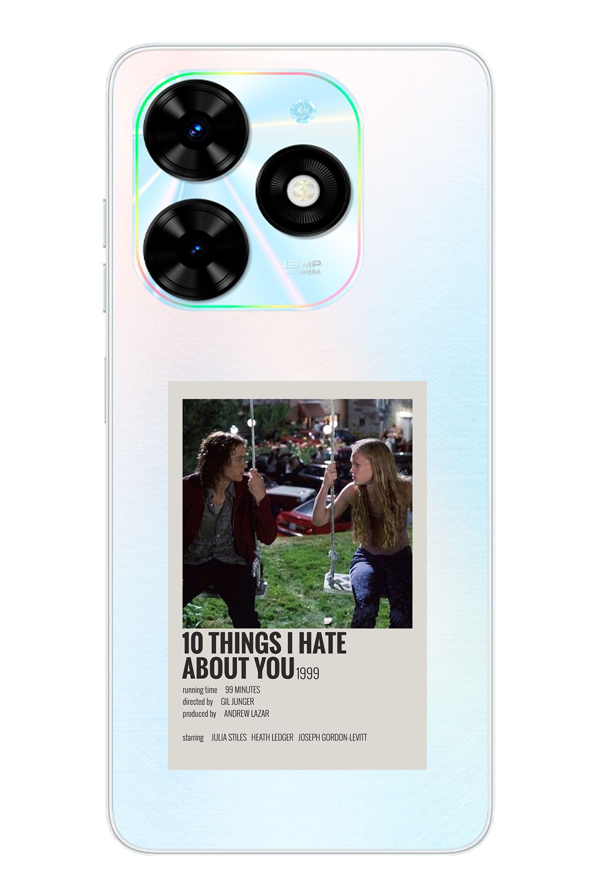 TechTree Tecno Spark Go 2024 Uyumlu 10 things i hate about you Tasarımlı Şeffaf Silikon Kılıf