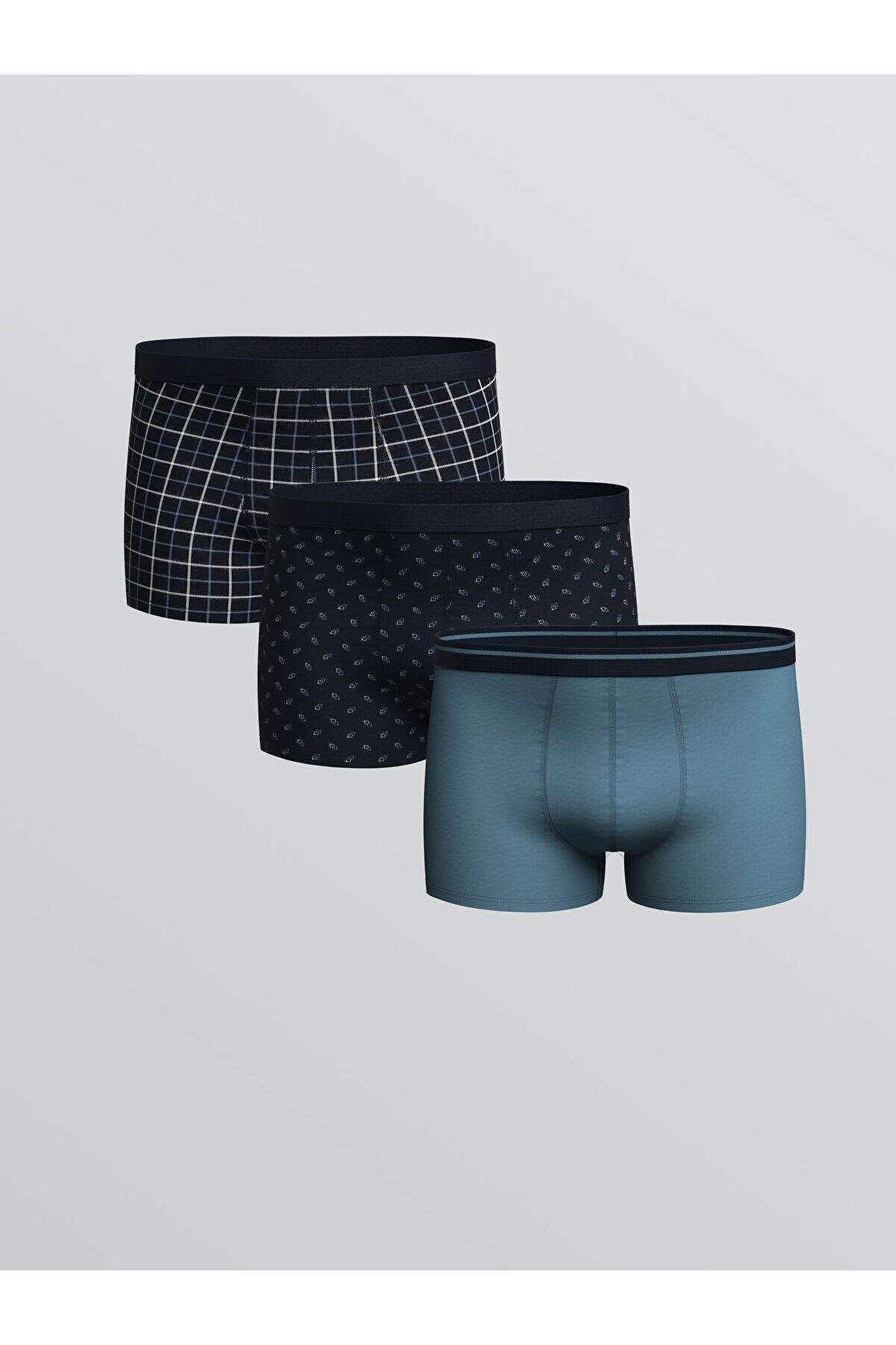 LC Waikiki Standart Kalıp Pamuklu Esnek Erkek Boxer 3'lü