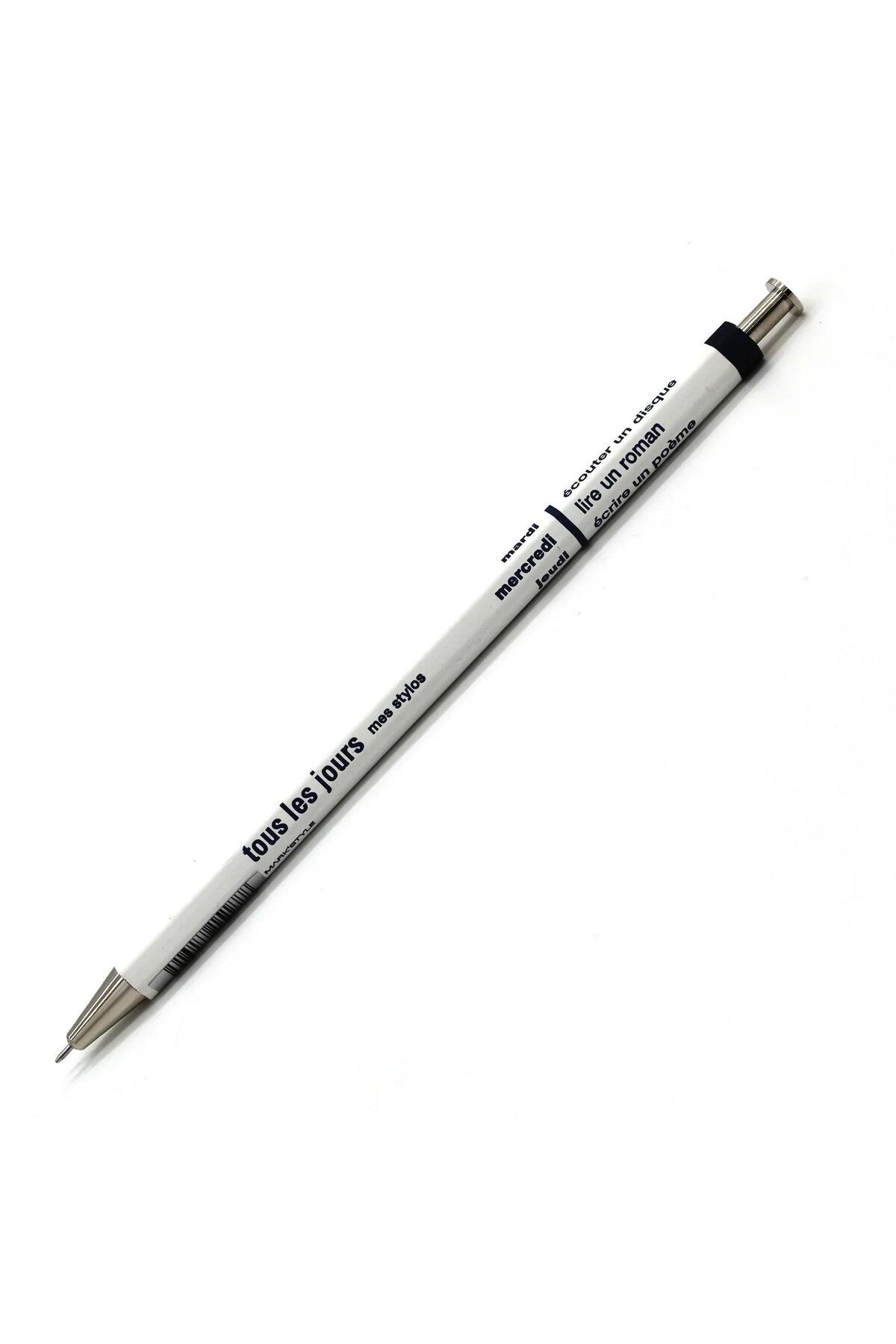 Unmeiprojects Mark's Tokyo Edge Days Tükenmez Kalem DAY-BP1-WH White