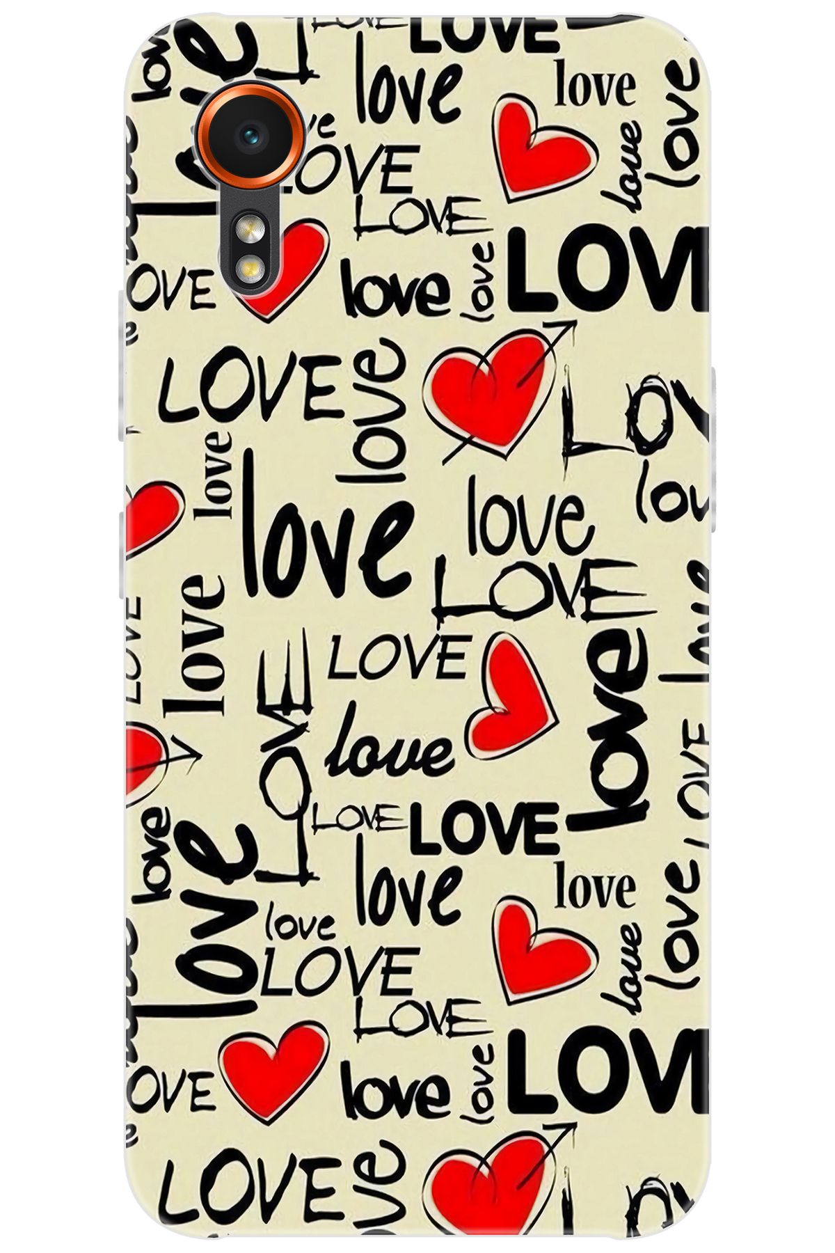 Ceppare Samsung Galaxy XCover7 (SM-G556B) Uyumlu Kılıf Desen Baskılı Silikon Love Serisi STK:728 CP-twGwS2W