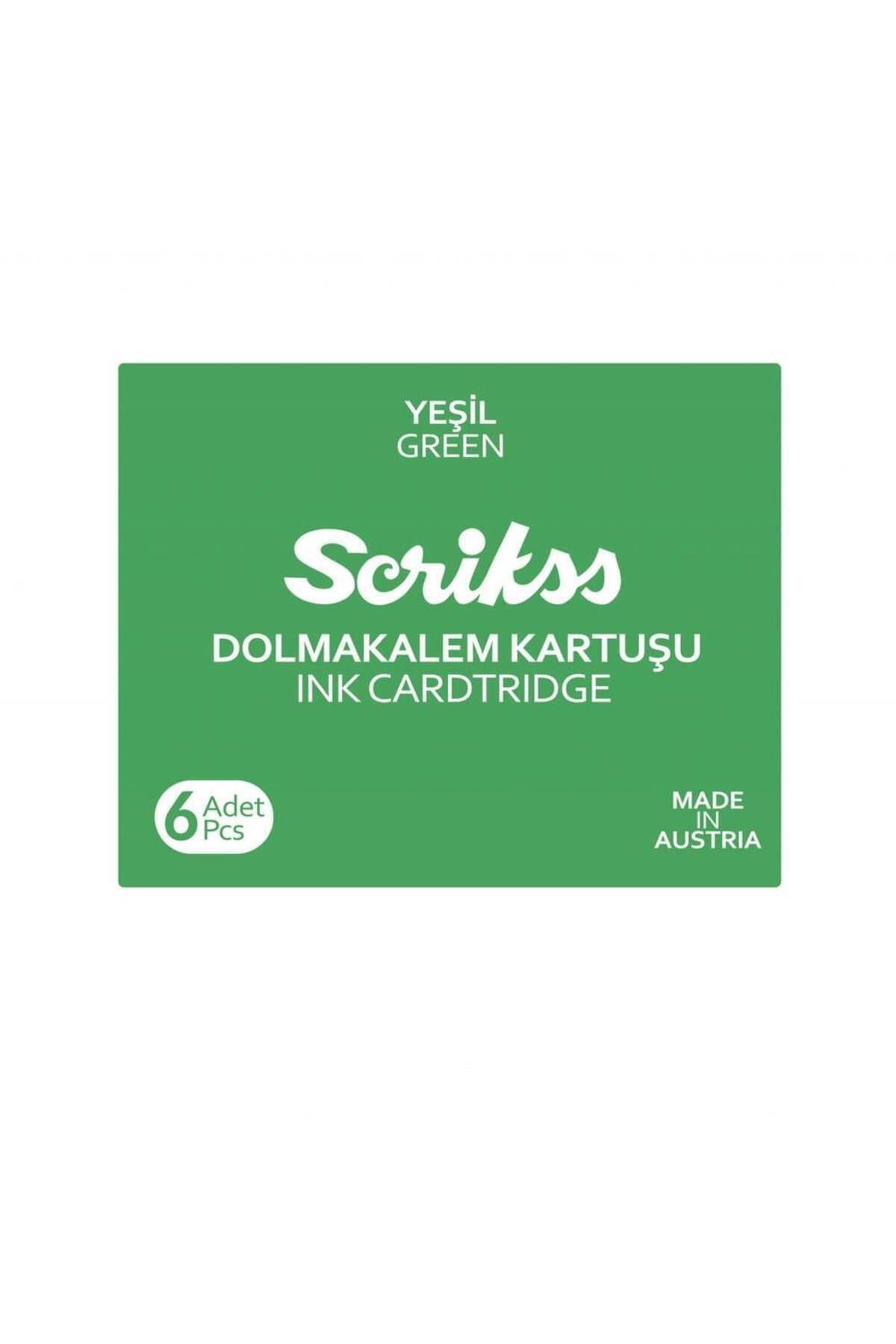 Scrikss Dolma Kalem Kartuşu Yeşil