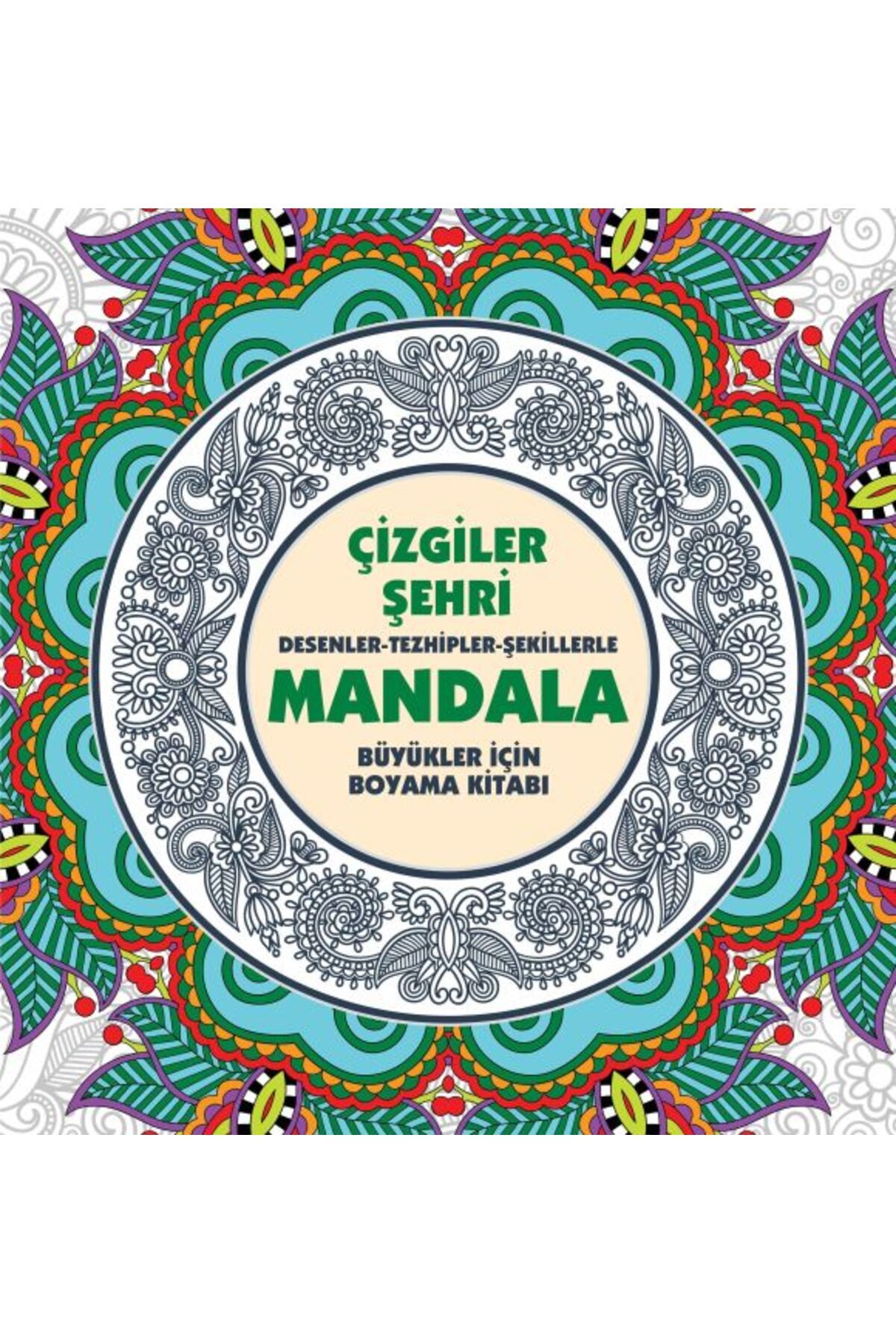 Destek Yayınları Çizgiler Şehri Mandala Büyükler İçin Boyama