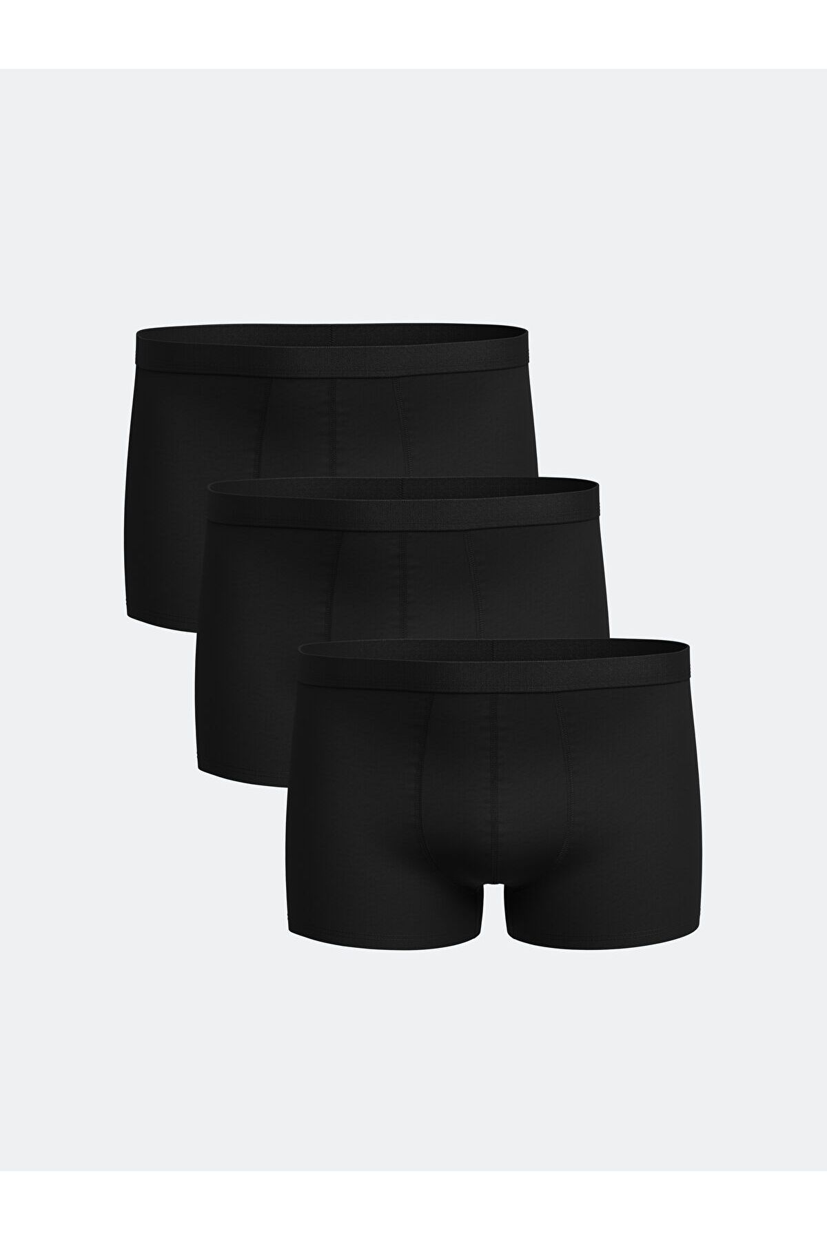 LC Waikiki Rahat Kalıp Pamuklu Esnek Erkek Boxer 3'lü