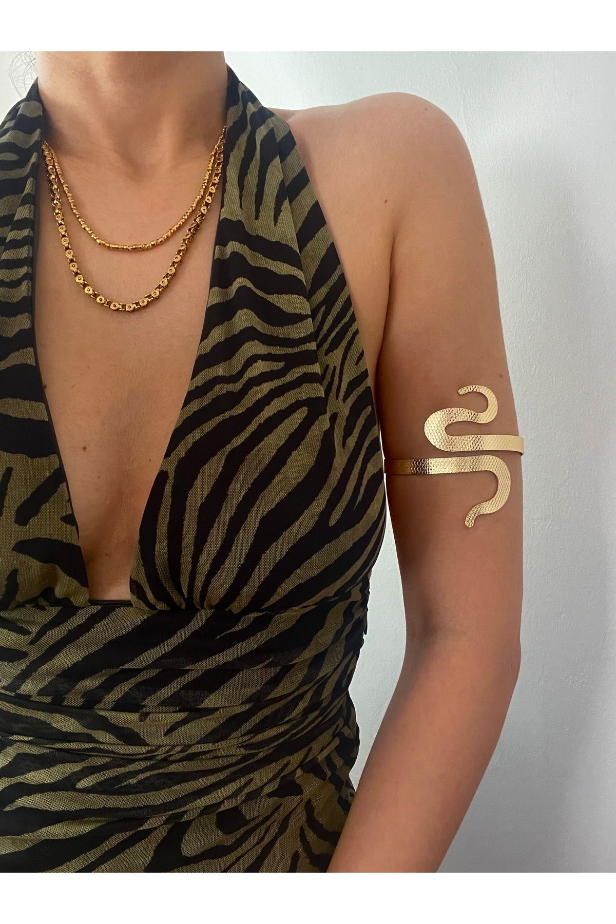 Hoop jewelery snake yılan model pazu bilekliği