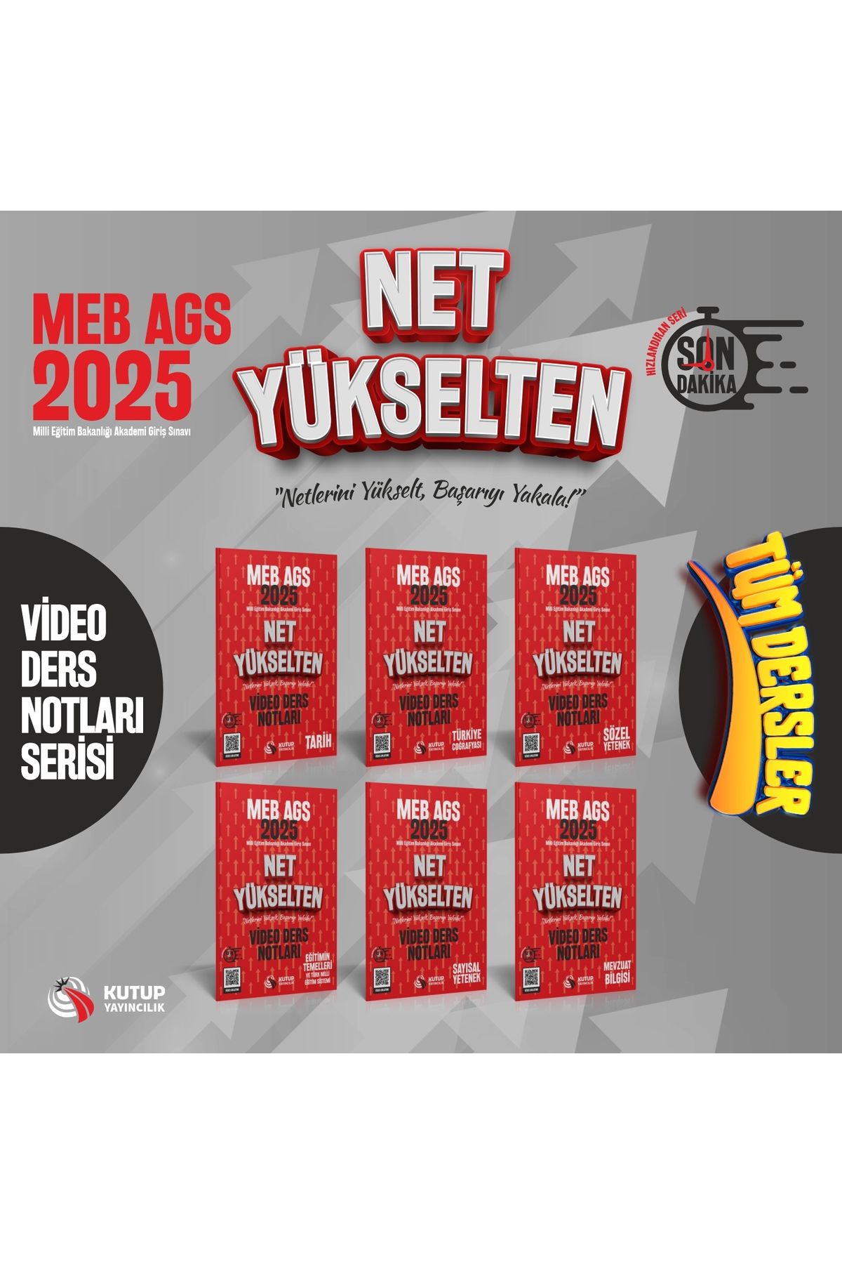 Kutup Yayıncılık 2025 MEB - AGS NET YÜKSELTEN DERS NOTLARI