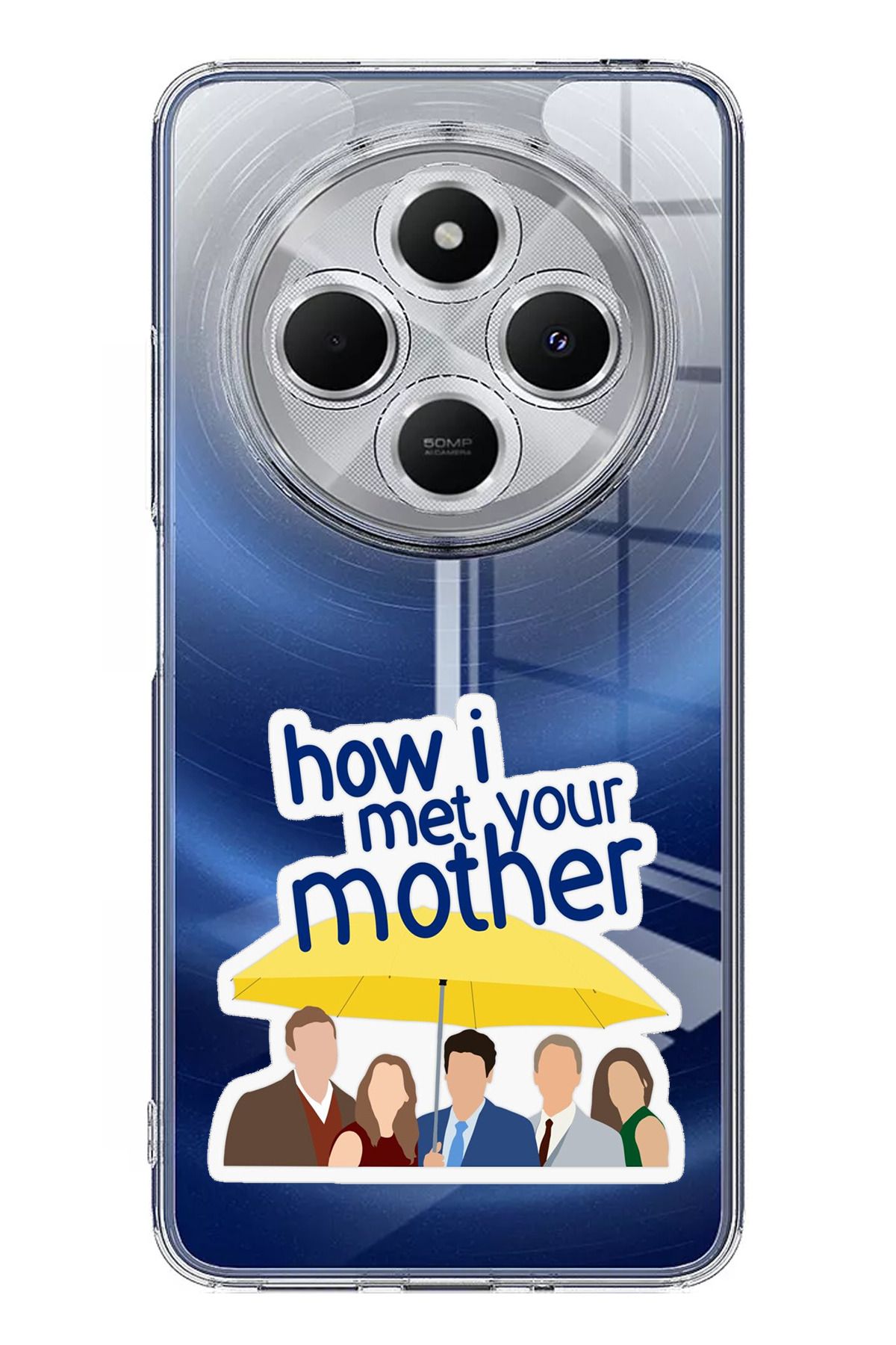 TechTree Redmi 14C Uyumlu How i met your mother Minimalist Tasarımlı Şeffaf Silikon Kılıf