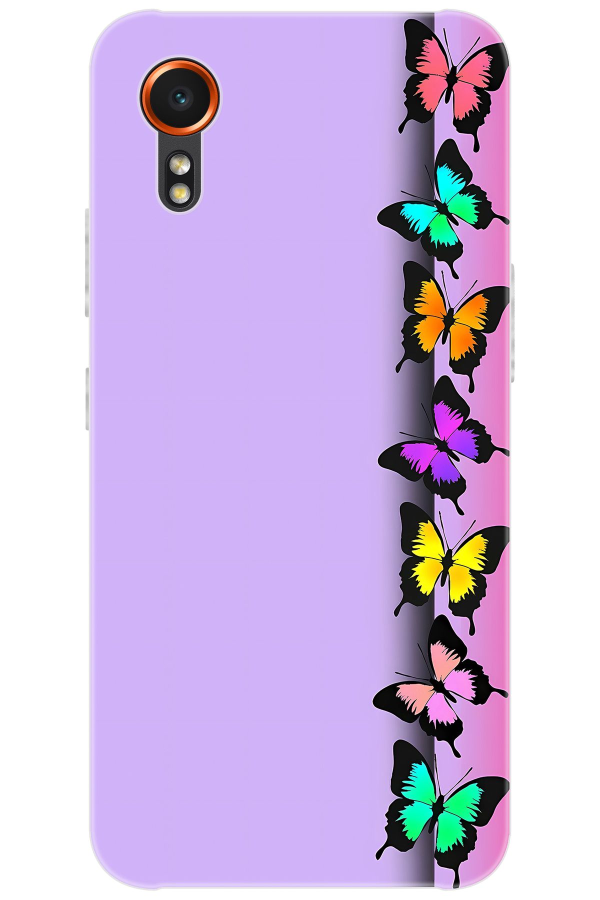 Ceppare Samsung Galaxy XCover7 (SM-G556B) Uyumlu Kılıf Desen Baskı Silikon Kelebek STK:671 CP-CI5pBlw