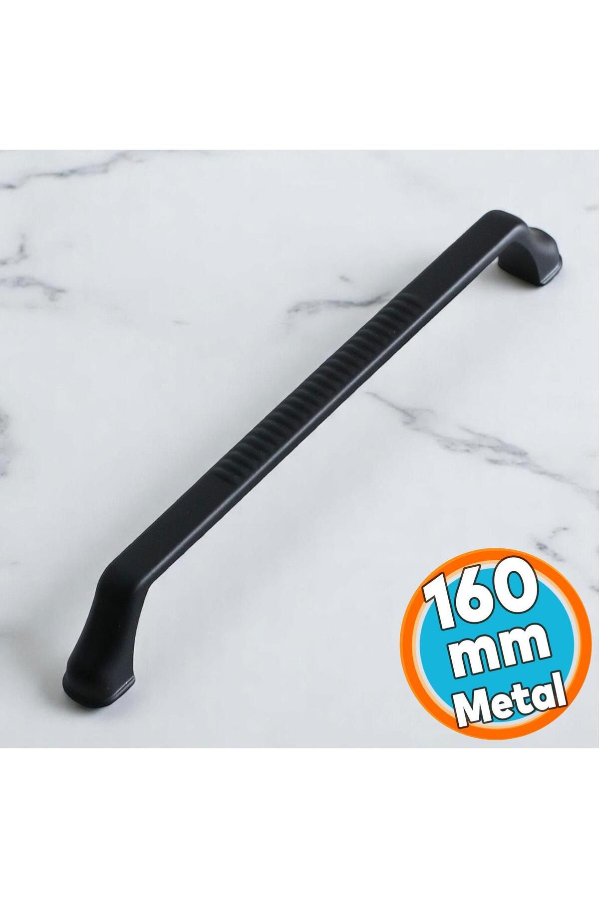 NZB Mobilya Mutfak Çekmece Dolap Dolabı Kapak Kulbu Kulpları Kulpu Metal 160 mm 160 cm Siyah Kulp