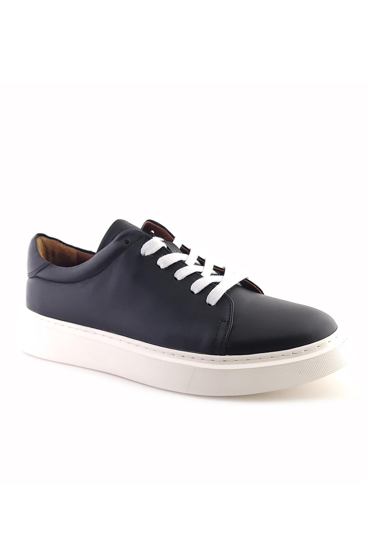Quicksteps QS2563 Siyah Hakiki Deri Erkek Ayakkabı Siyah
