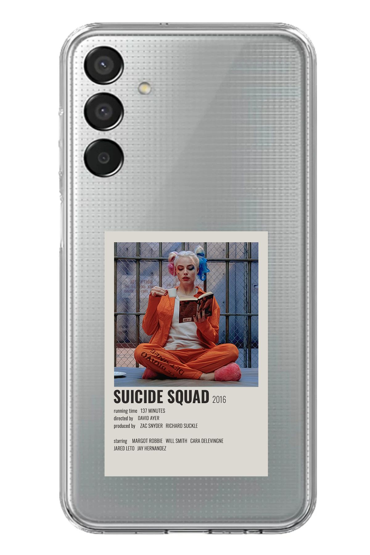 TechTree Samsung Galaxy M15 Uyumlu Suicide Squad Tasarımlı Şeffaf Silikon Kılıf