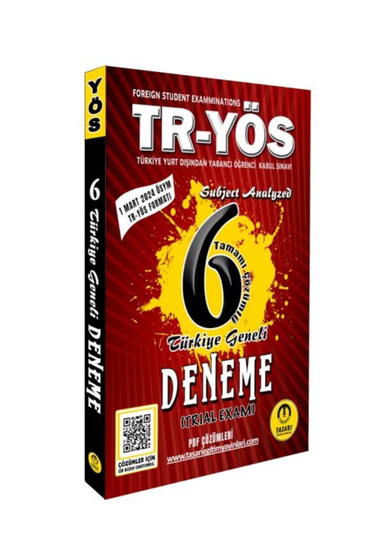 Destek Yayınları Tasarı TrYös 6 Türkiye Geneli DenemeSon Format