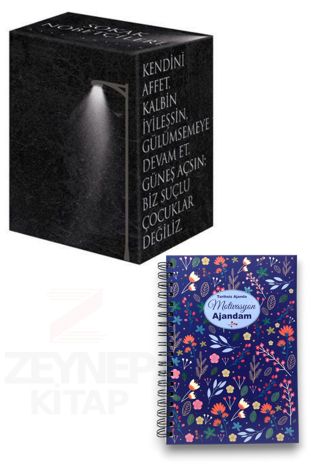 İndigo Kitap Sokak Nöbetçileri 4 Kitap Set(KARTONKAPAK-KUTULU)Motivasyon Ajandam Tarihsiz Ajanda Hediye