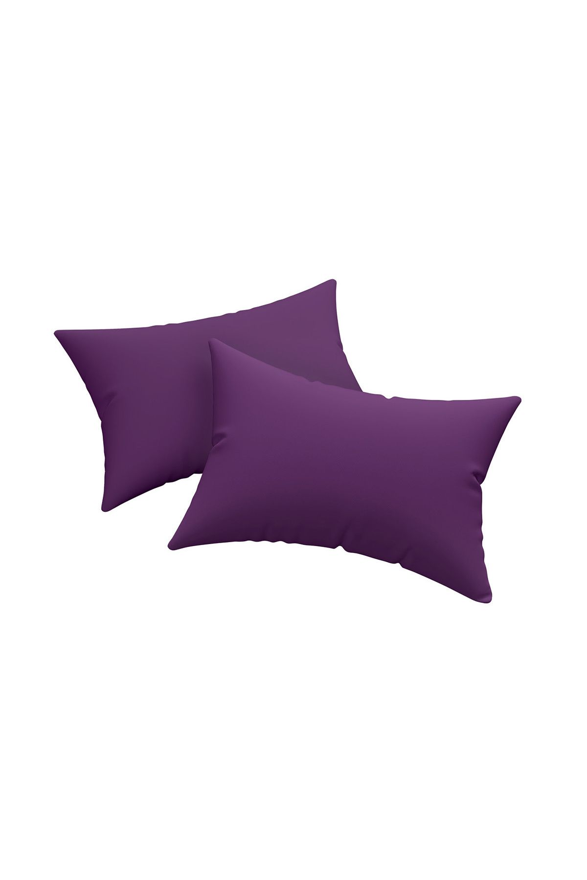 femmhome Premium %100 Pamuk Akfil Bebek Yastık Kılıfı 35x45 Cm 2 Adet - MOR