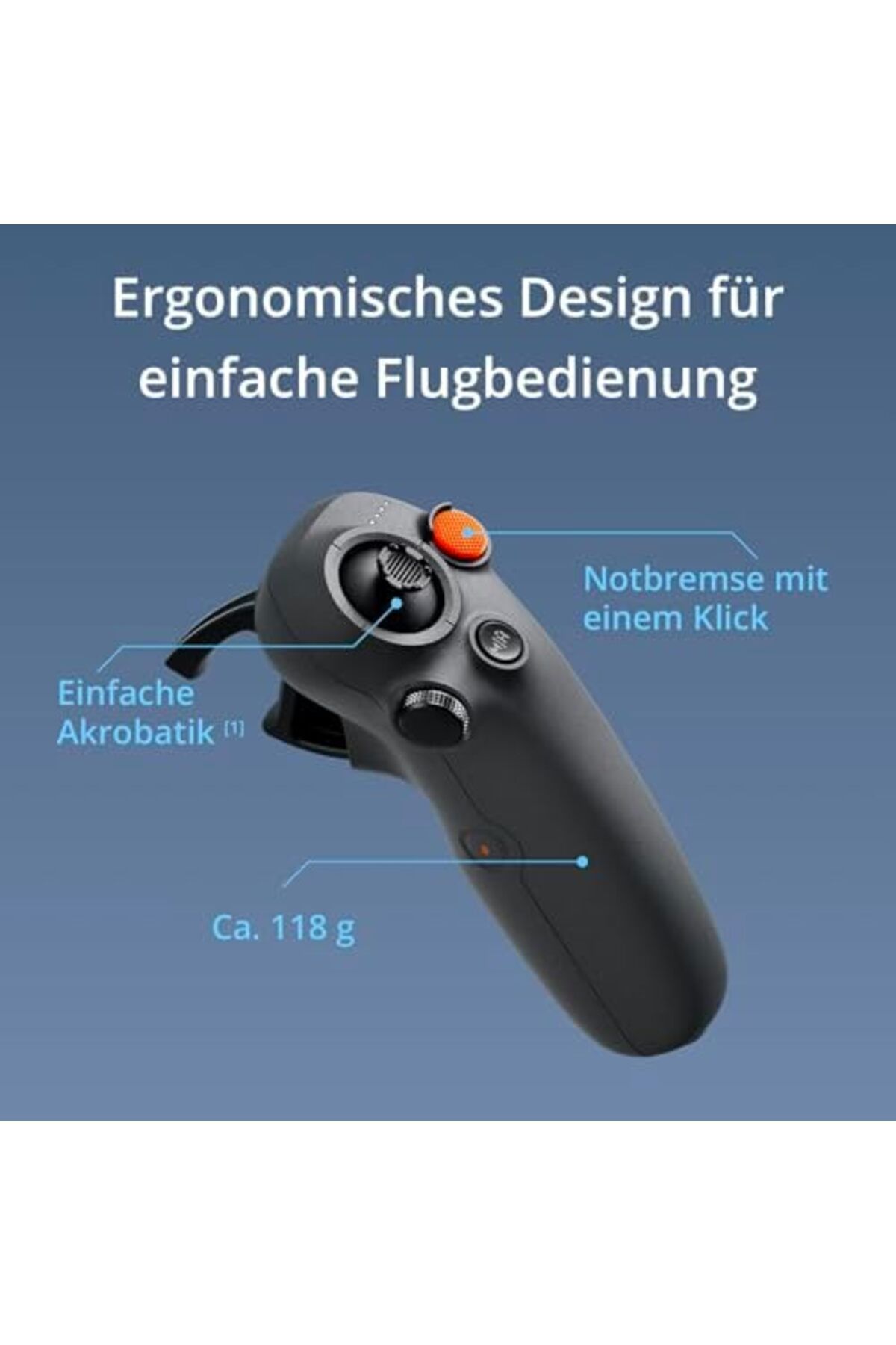 DJI-RC Motion 3, smart FPV remote controller with immersive motion control, compact and portable, fr 3