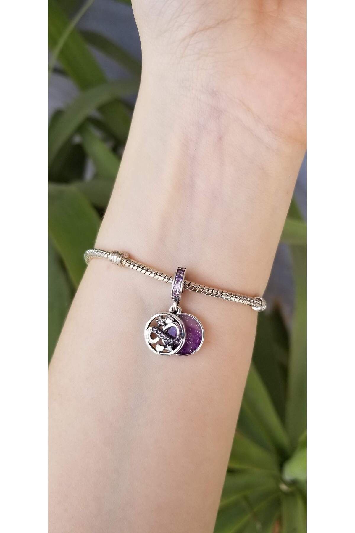 şengül takı evi Gümüş Sonsuzluk Yıldızlar Aşk Sevgi Temalı ''ı Love You To Infinity And Beyond'' Temalı Charm