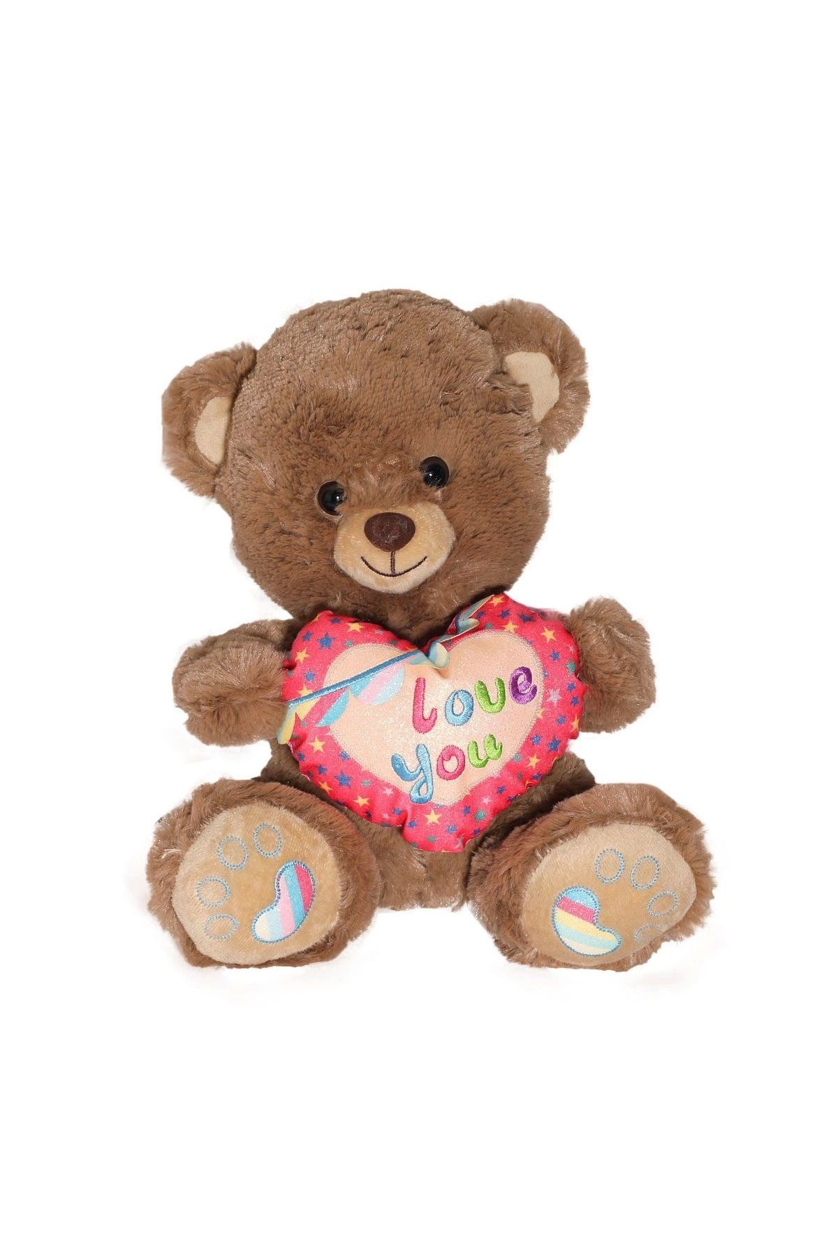 Emperium PJH2324 Peluş Kalpli Ayı Love You 30 cm -Vardem