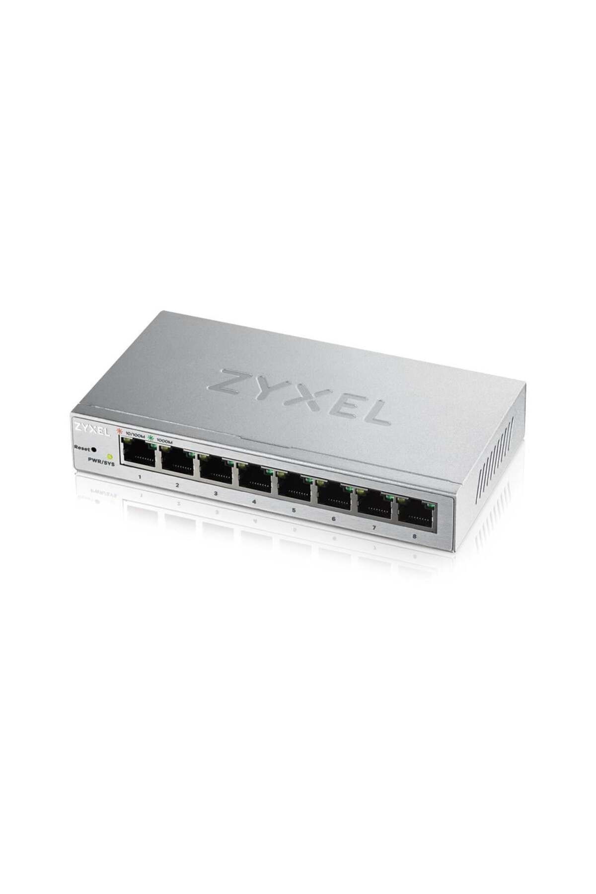 ZyXEL GS1200-8 8 PORT 10/100/1000 Mbps GIGABIT WEB YÖNETİLEBİLİR SWITCH