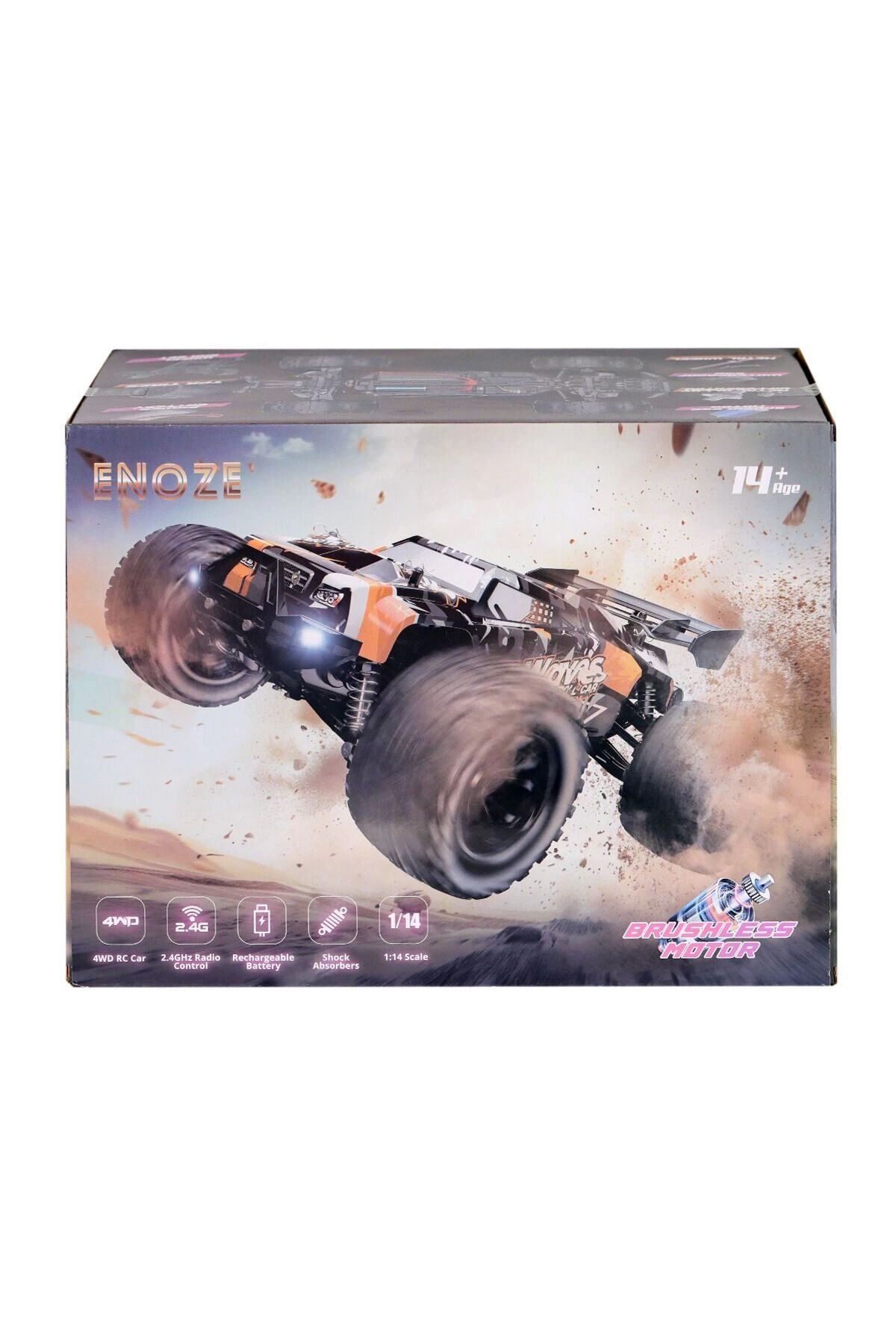 Emperium 001E Kumandalı 4x4 Fırçası Motor 1:14 Gaser Arazi Aracı -Gepettoys