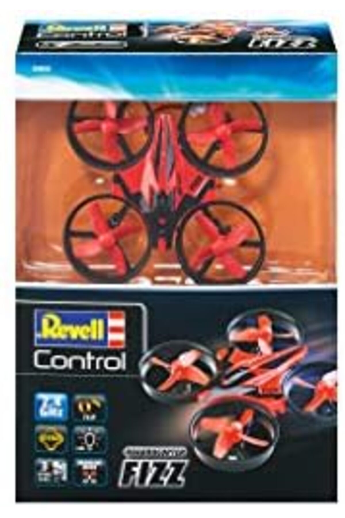 REVELL-Control 23823 RC Quadcopter Fizz, 4-channel GHz remote control, easy to fly, gyroscope, prot 2
