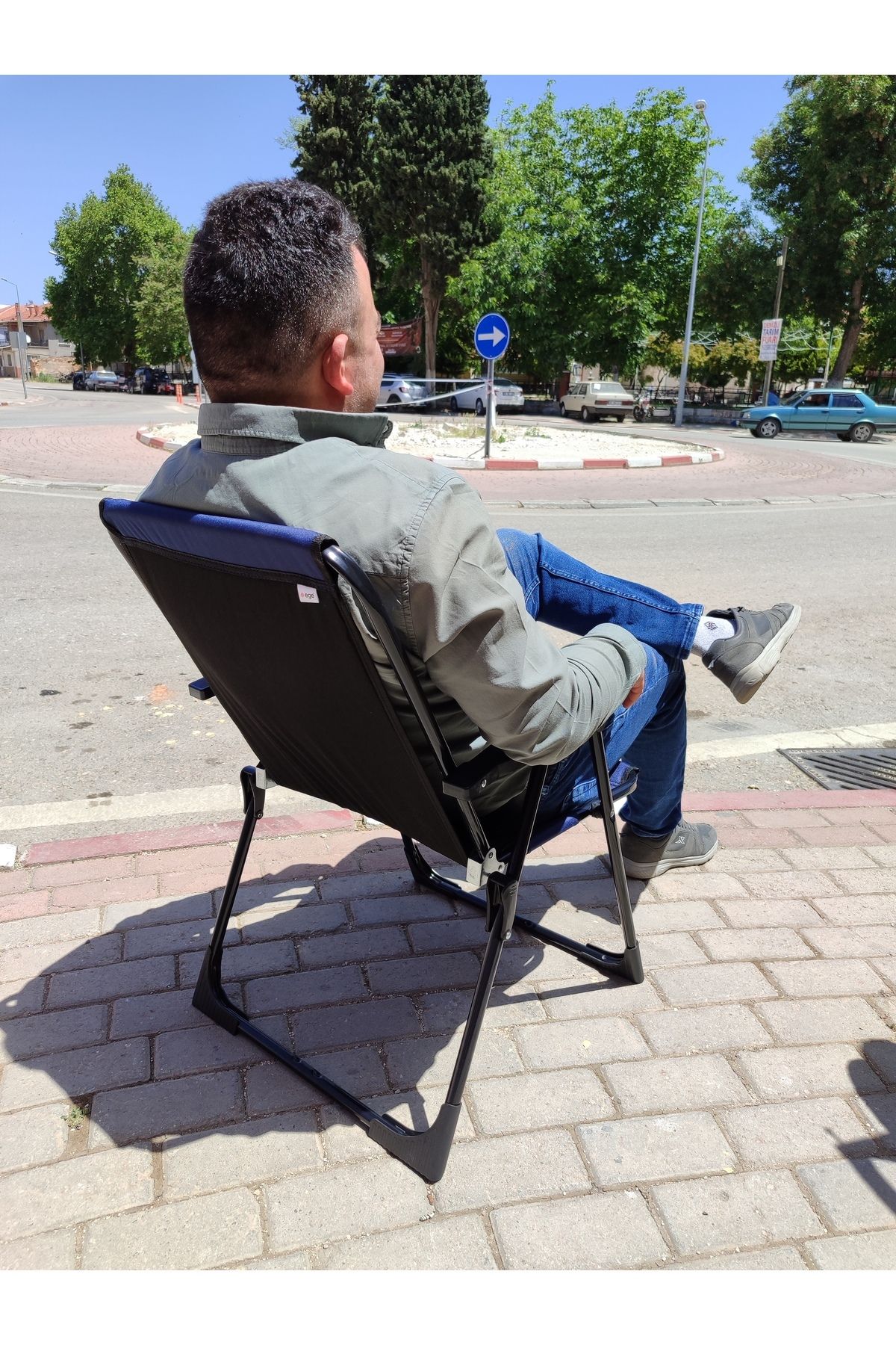Ege LÜX LÜX PLAJ KAMP PİKNİK SANDALYESİ ÇOK SAĞLAM