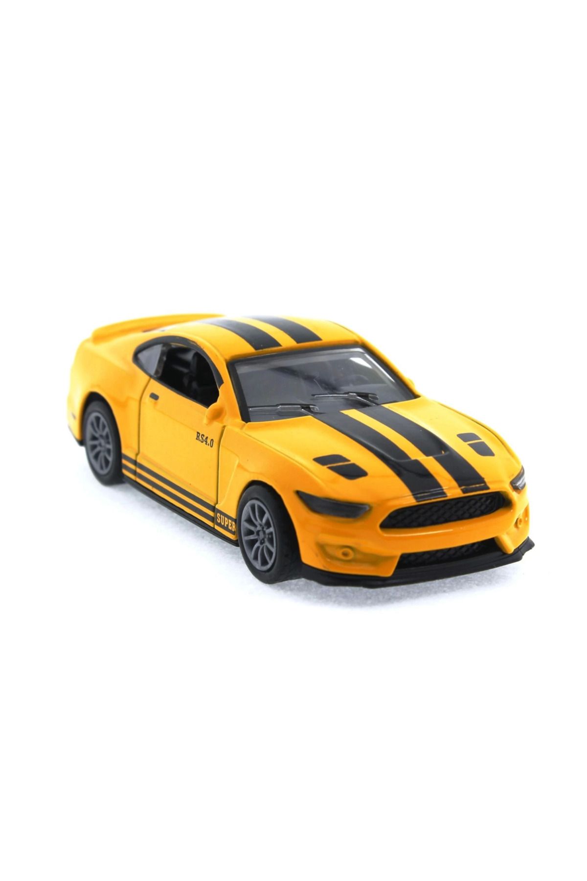 Emperium Die Cast Çek Bırak Metal Sarı Spor Araba