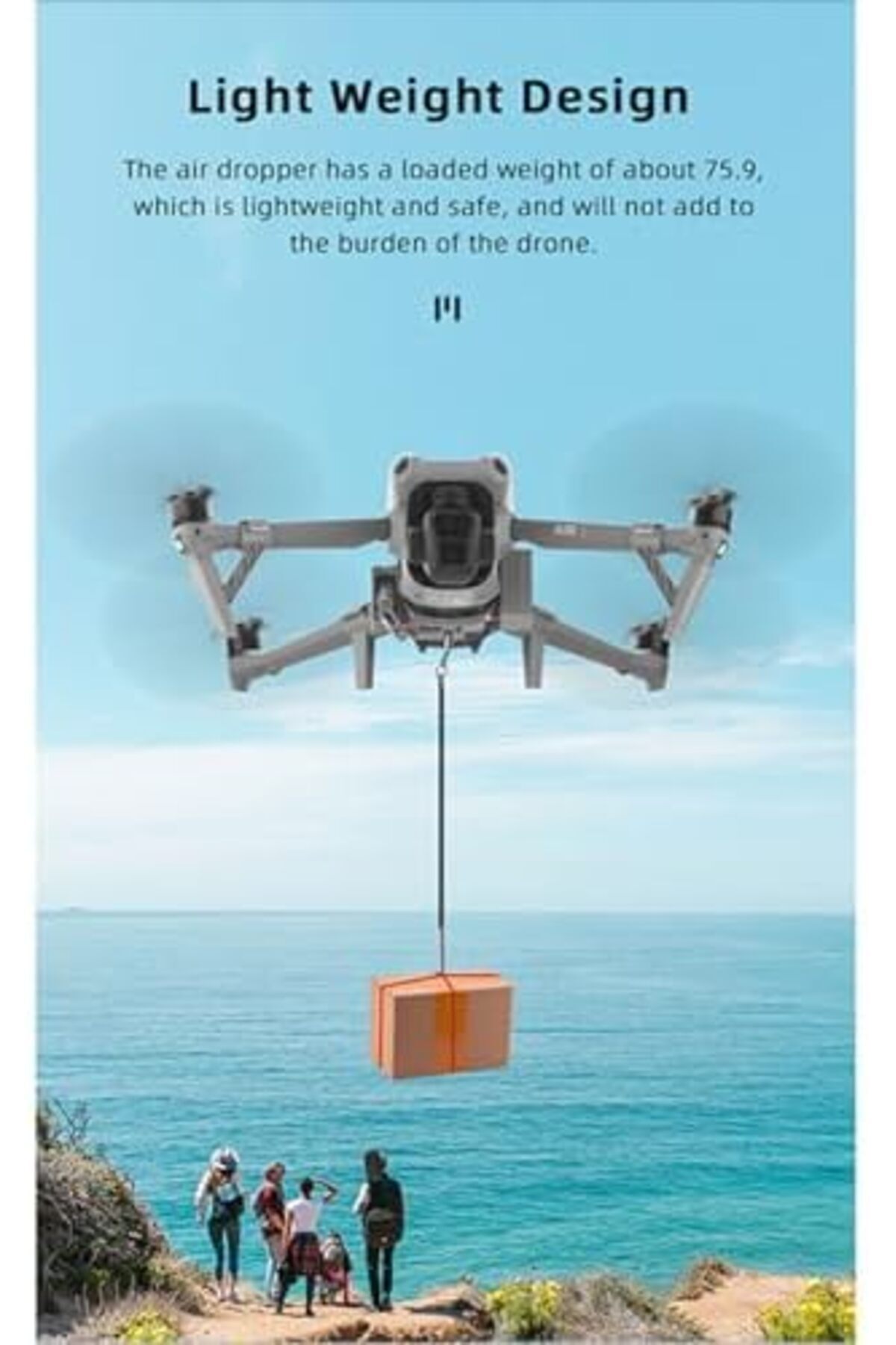 Cesiro-LICHIFIT Drone Airdrop System + Landing Gear for DJI Air 3 - Compatible Model, External App 4