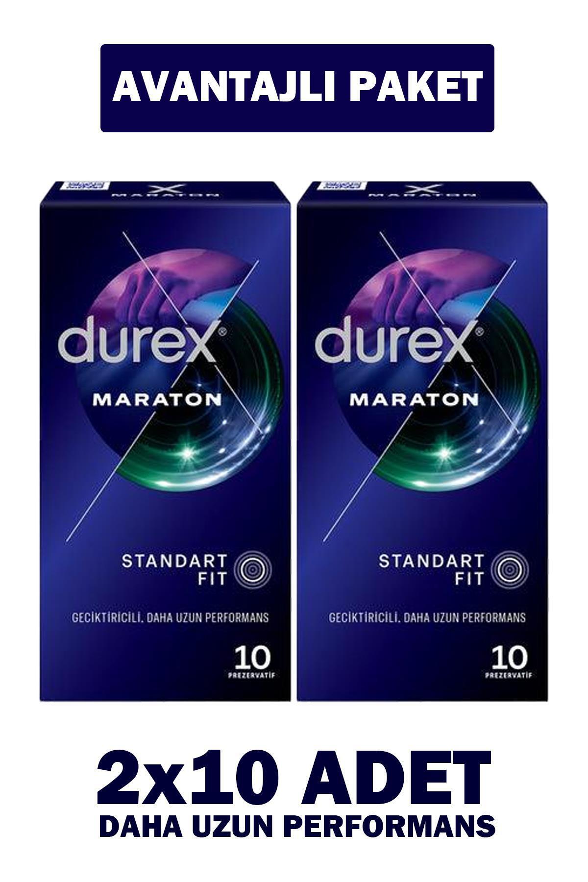 Durex Maraton Geciktiricili Prezervatif 10'lu 2 Adet