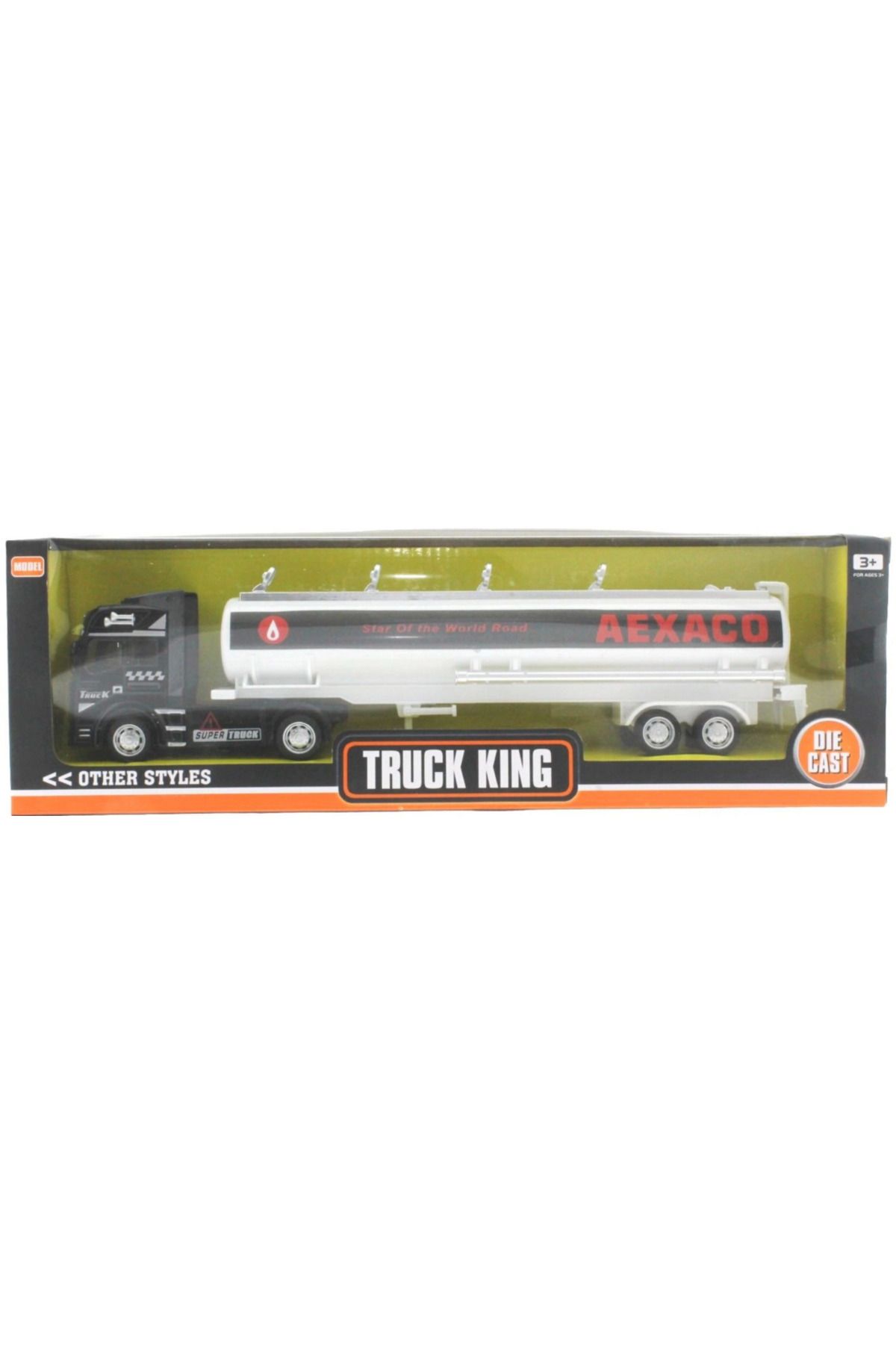 Emperium Çek Bırak Die Cast Siyah Kafalı Tanker