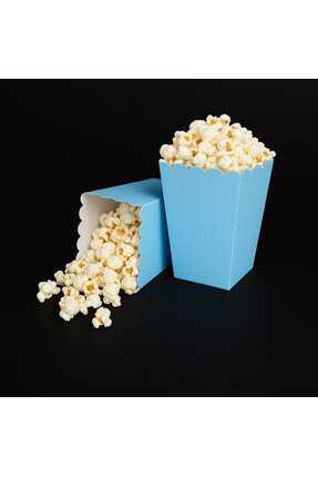 Nenya Mavi Renkli 8'li Mısır/ Popcorn Kutusu