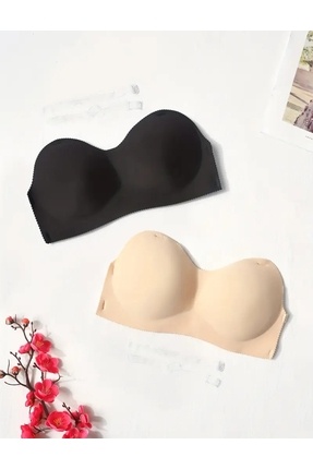 SS HOME CONCEPT Straplez sütyen 2 li paket ,dekolte sütyeni