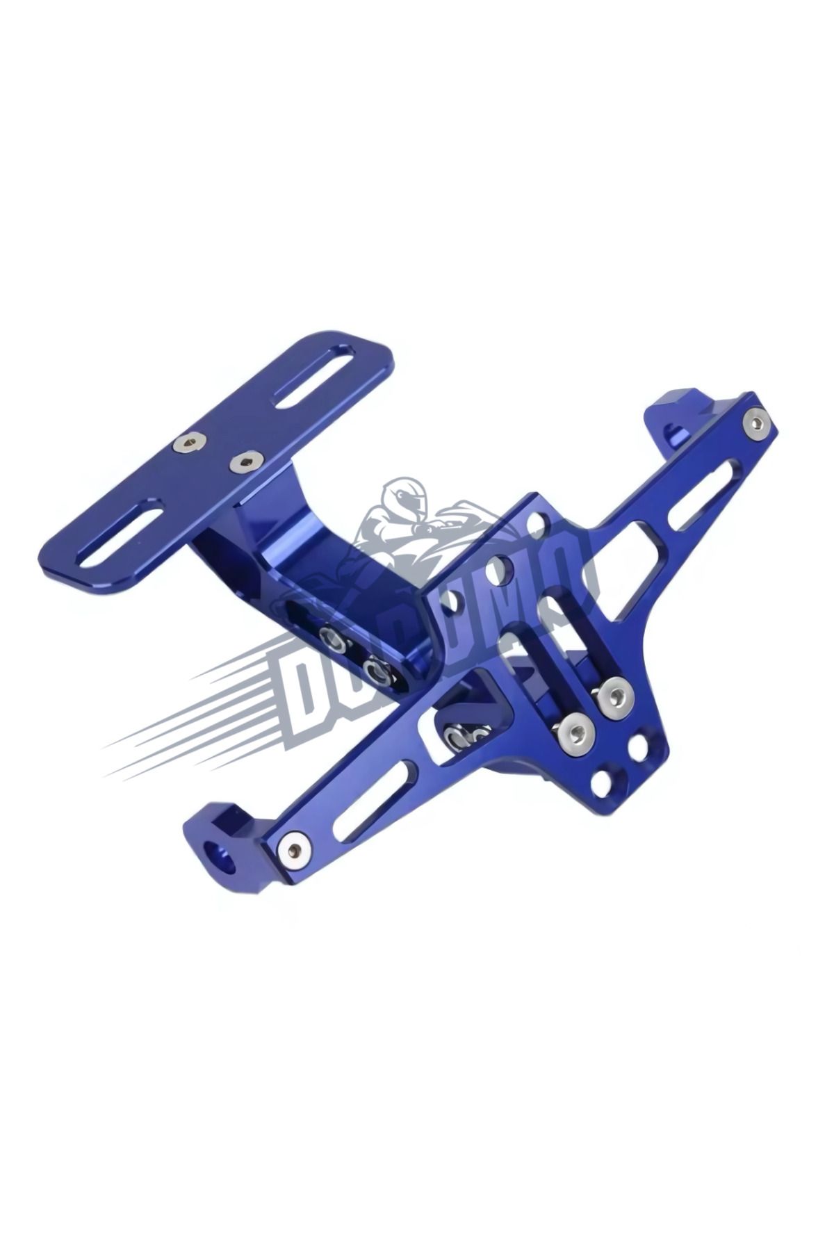 Dorumo Moto CNC Katlanır Plaka Mavi