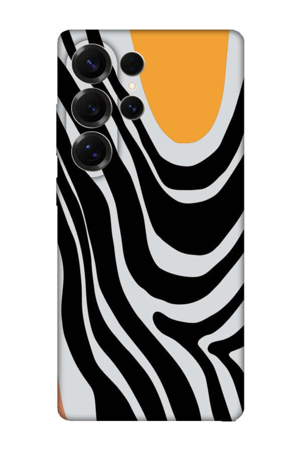 frondcase Samsung S25 Ultra Zebra Desen Telefon Kılıfı